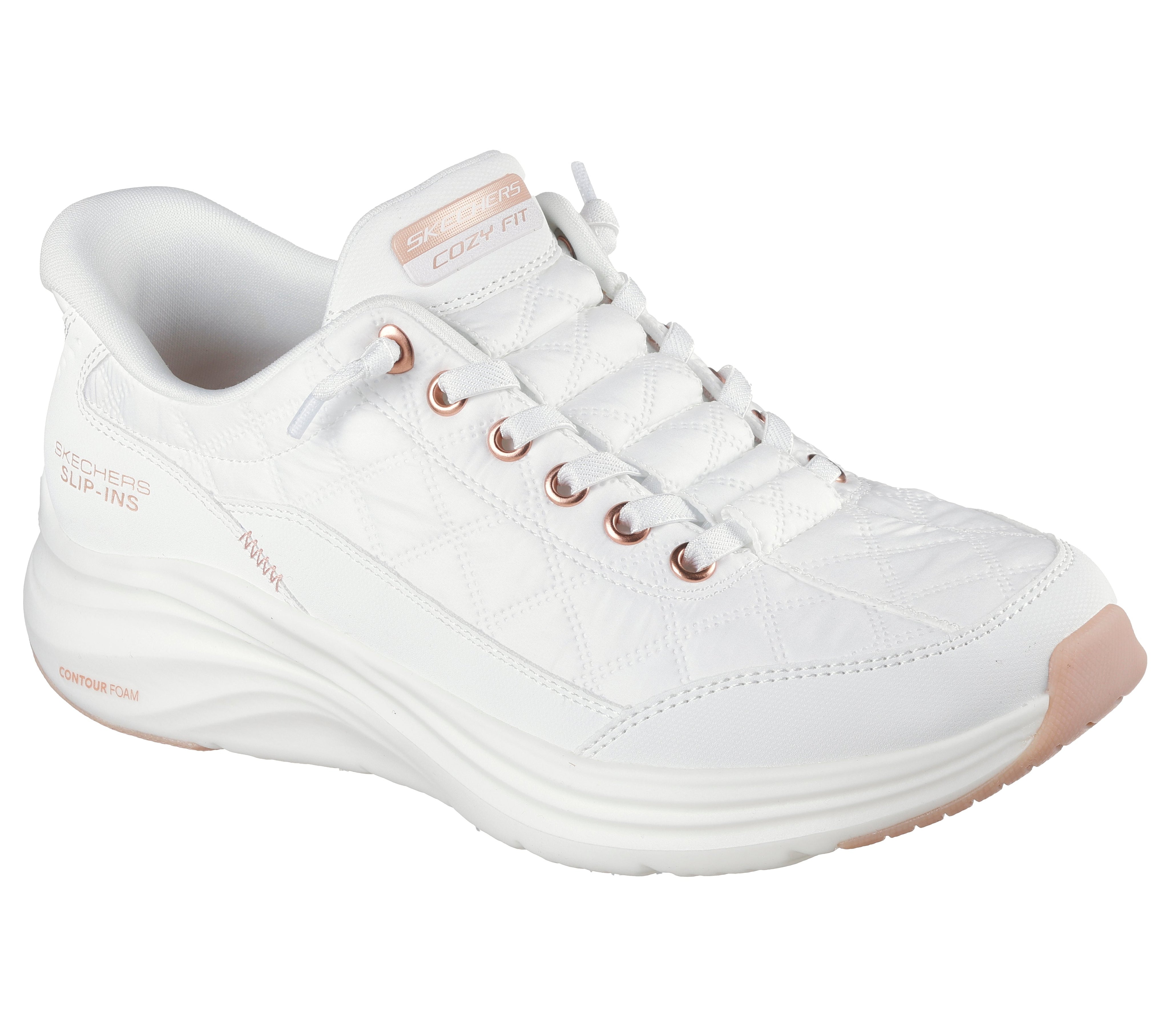 150413W - SKECHERS SLIP-INS: CONTOUR FOAM - COZY FIT GOLDEN HOUR