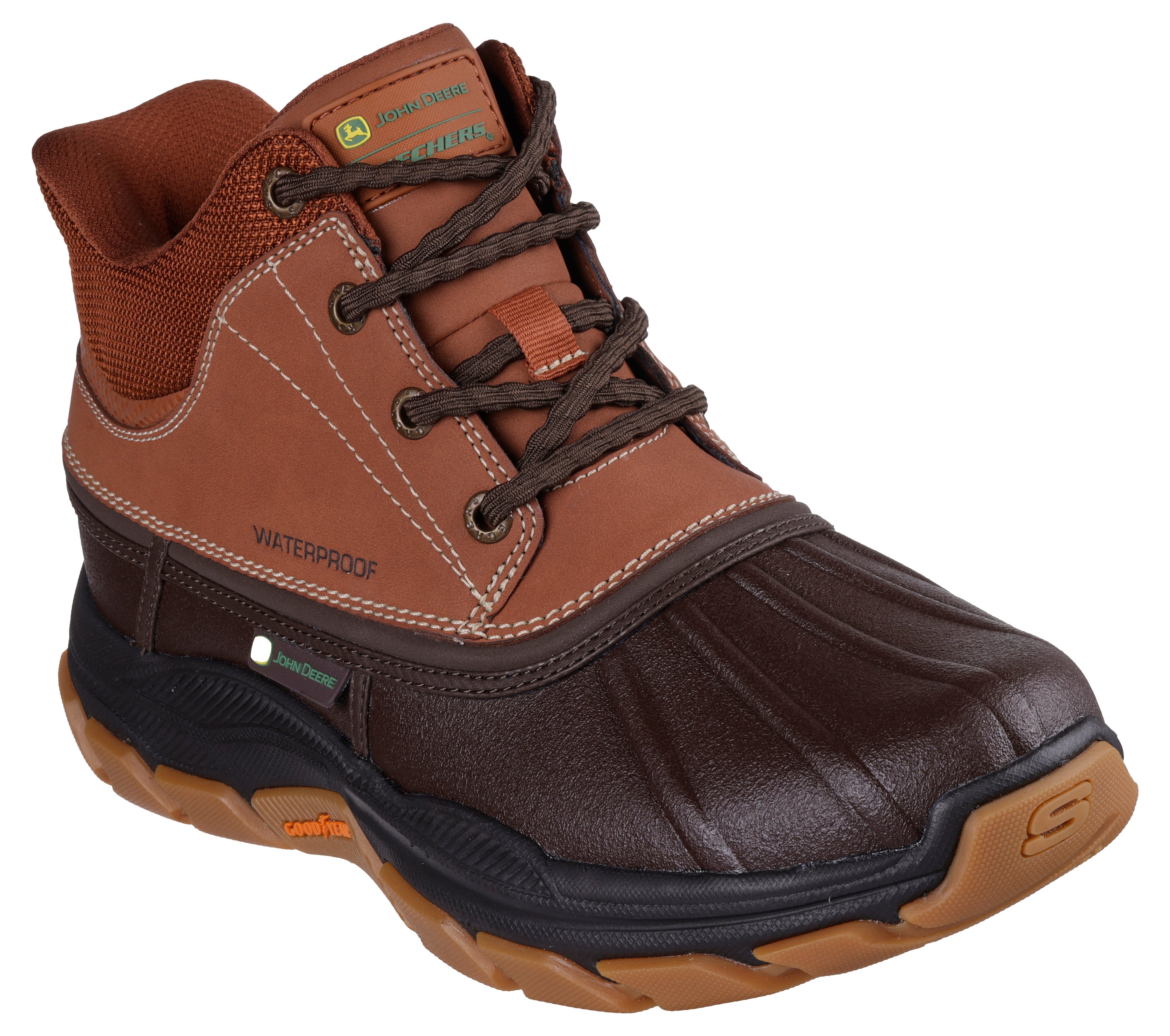 256026 - SKECHERS SLIP-INS JOHN DEERE WATERPROOF RELAXED FIT: RESPECTED - SWAMPER