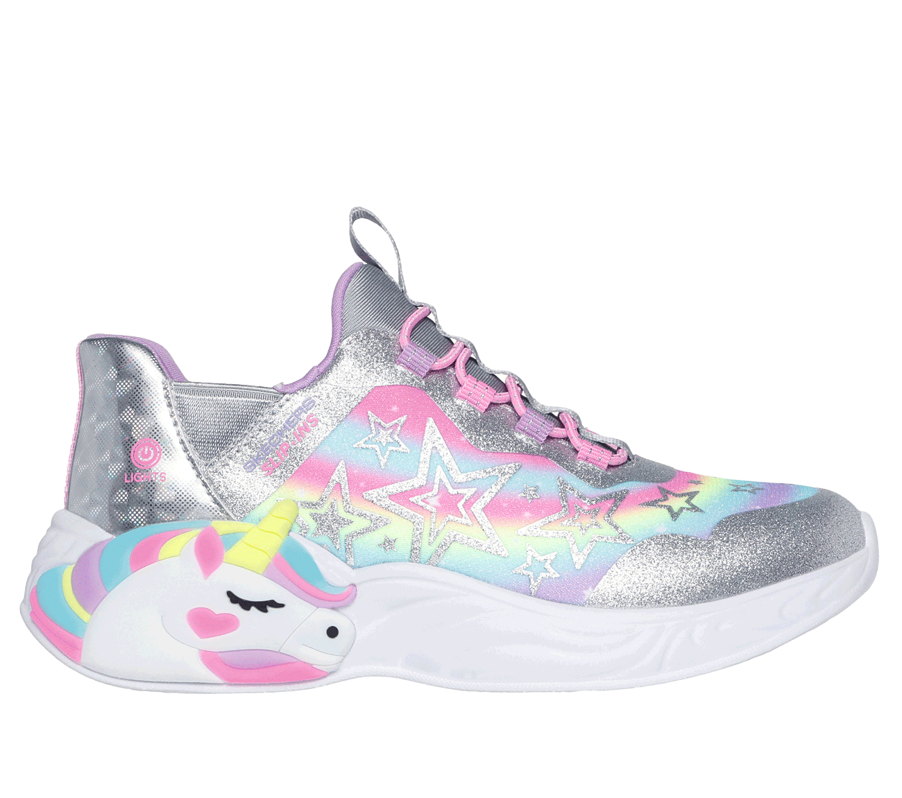 302296L - SKECHERS SLIP-INS: UNICORN DREAMS - STARRY LITEKIDS