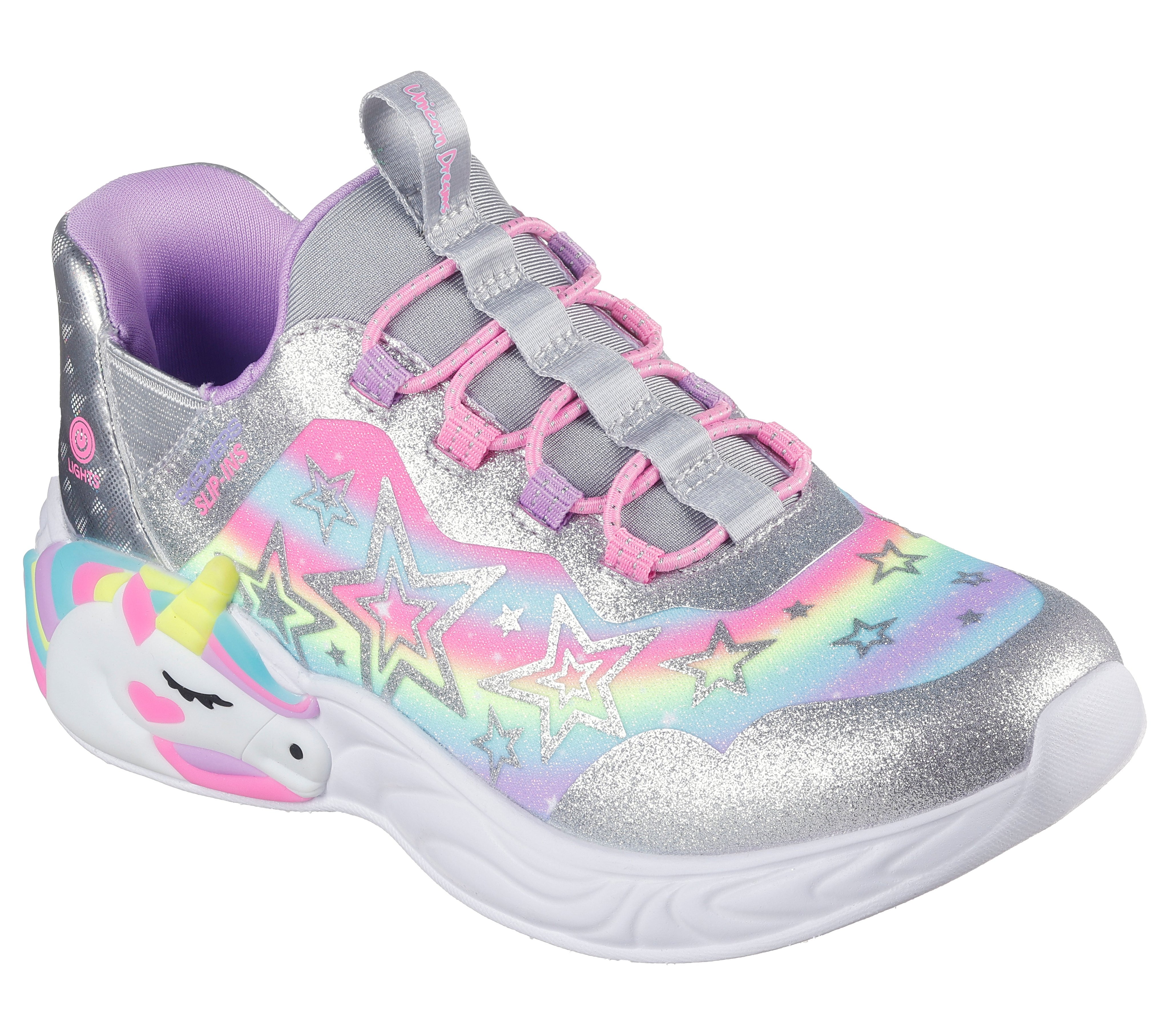 302296L - SKECHERS SLIP-INS: UNICORN DREAMS - STARRY LITEKIDS