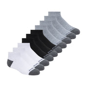 S107409 - 10PK BOYS 1/2 TERRY QTR CREWKIDS)