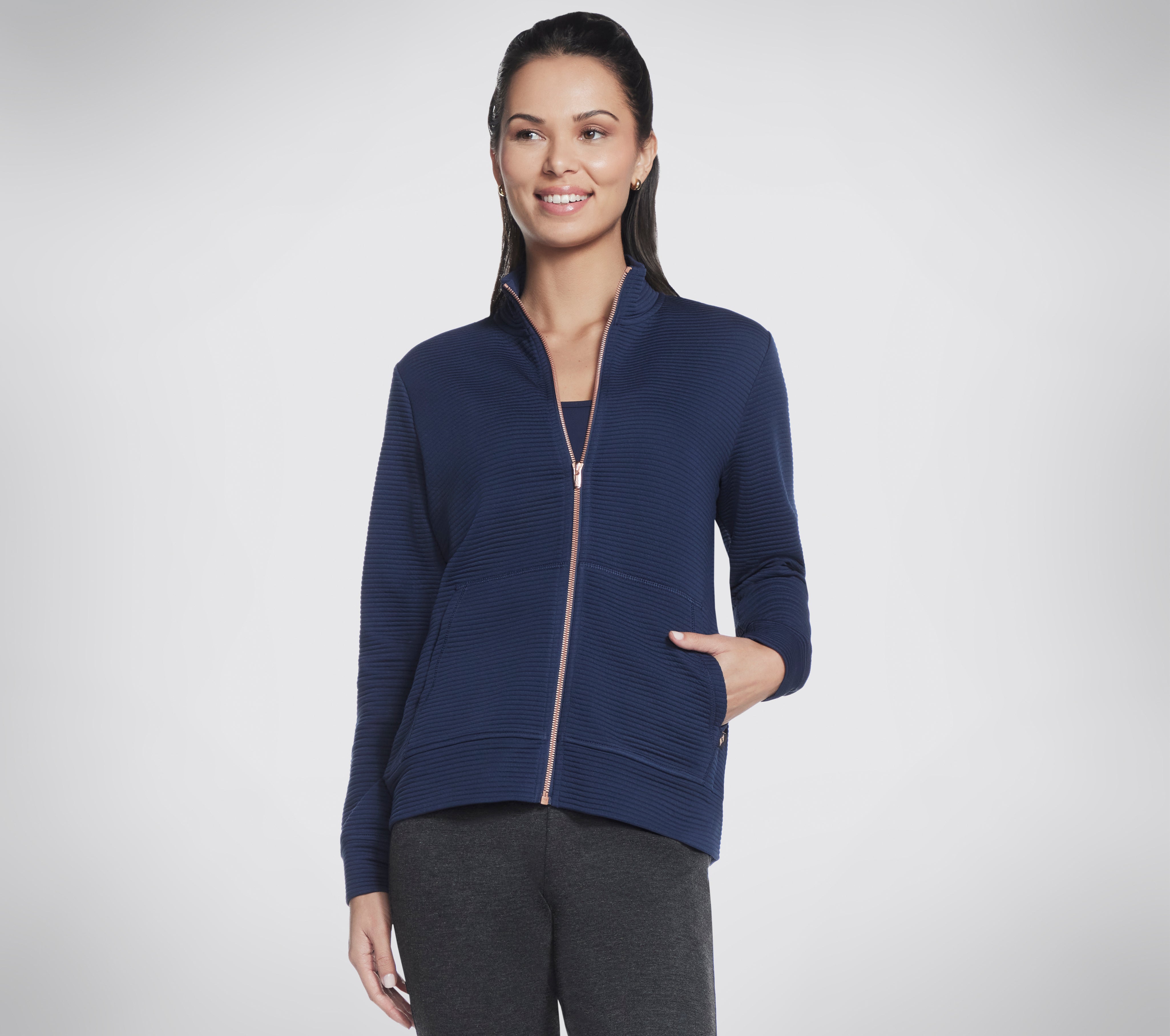 W3JA261 - THE HOODLESS HOODIE GO WALK EVERYWHERE JACKET