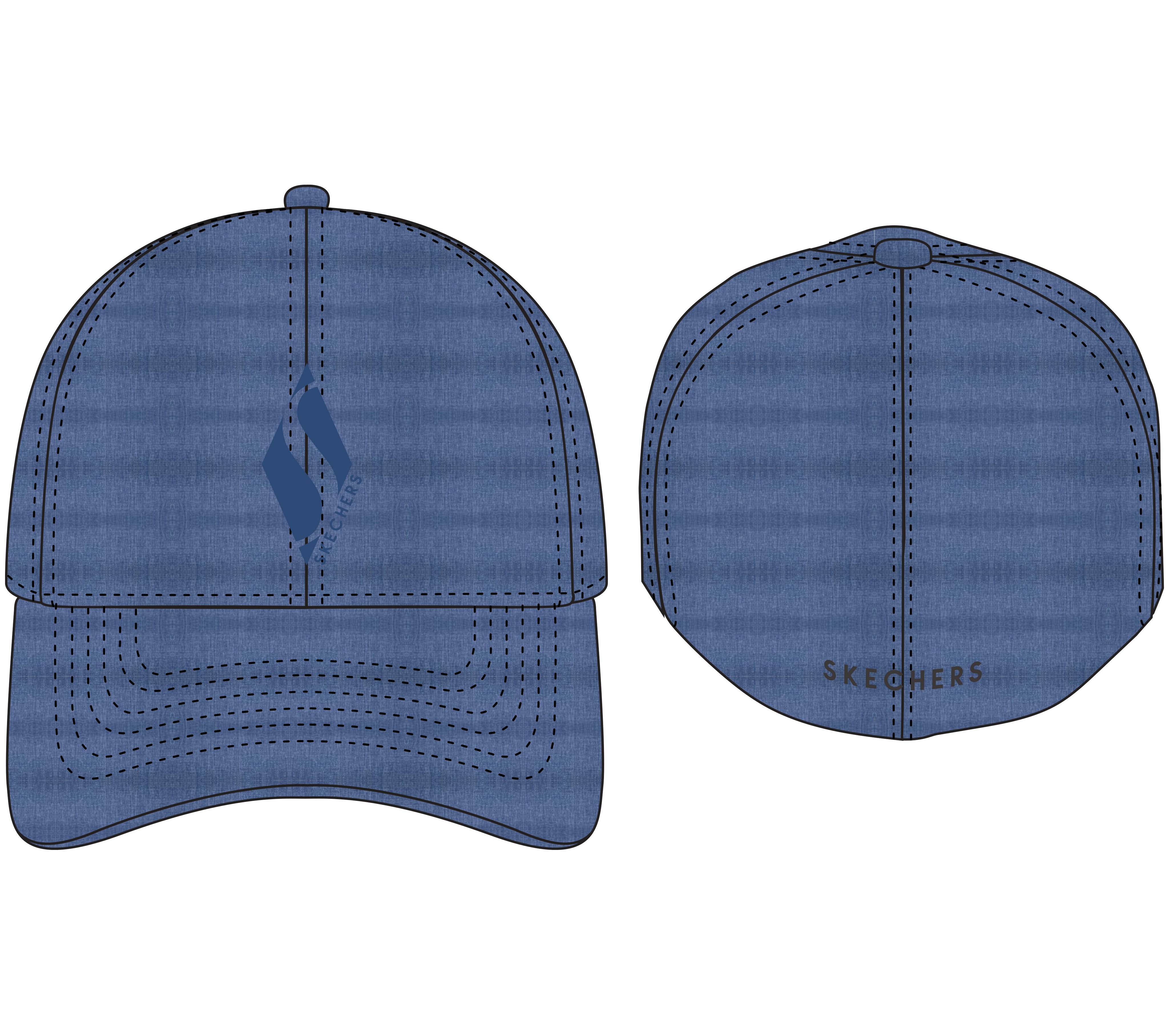 ZKCH3076 - SKECHERS ACCESSORIES - DIAMOND S HAT