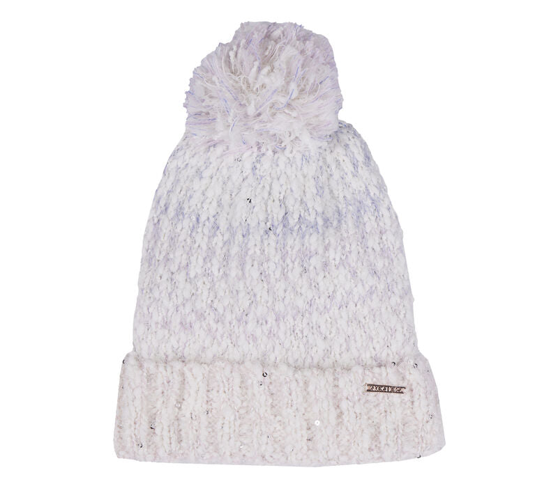 SLK1075 - SLUB KNIT IVORY HAT