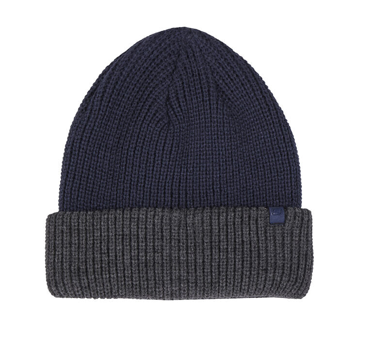SMK1023 - TWO TONED RIB BEANIE