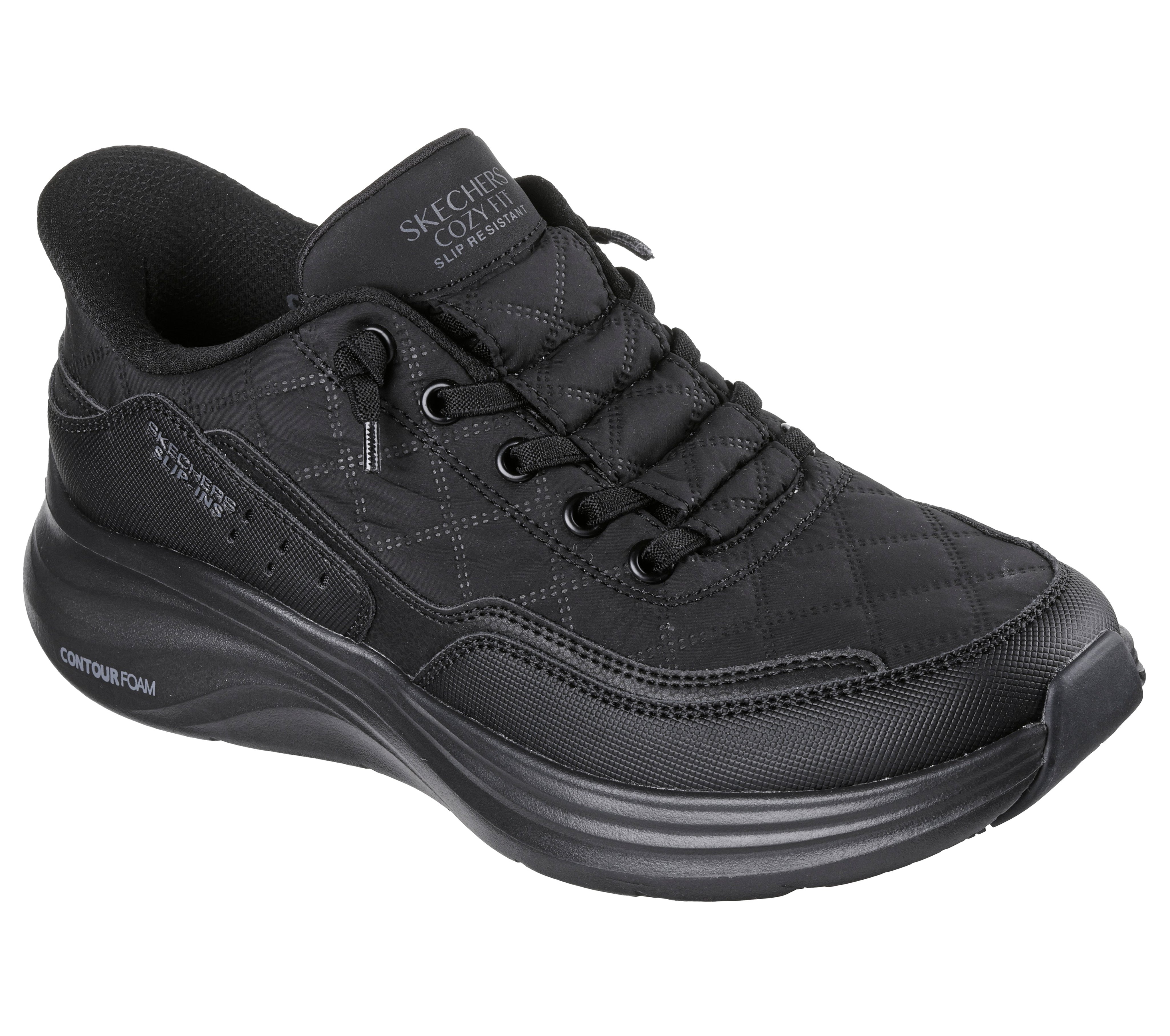 108320 - SKECHERS SLIP-INS WORK SLIP-RESISTANT: CONTOUR FOAM - COZY FIT