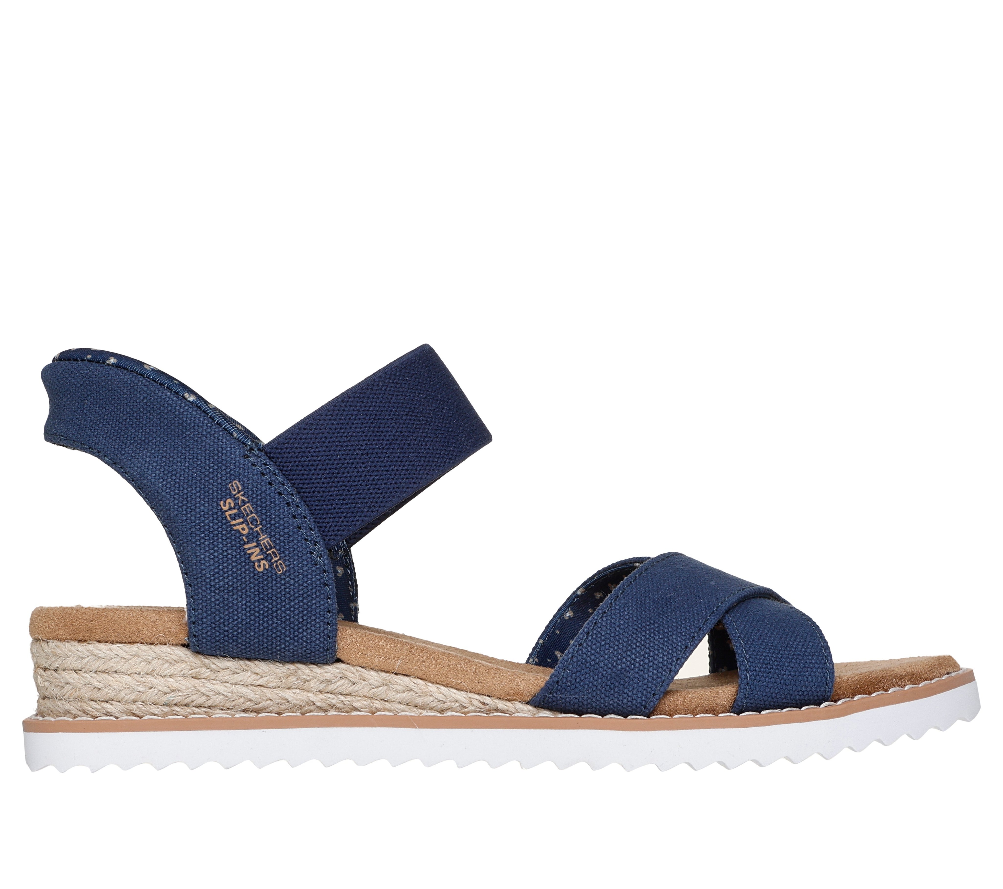 114418 - SKECHERS SLIP-INS: BOBS DESERT KISS - GOLDEN LILY