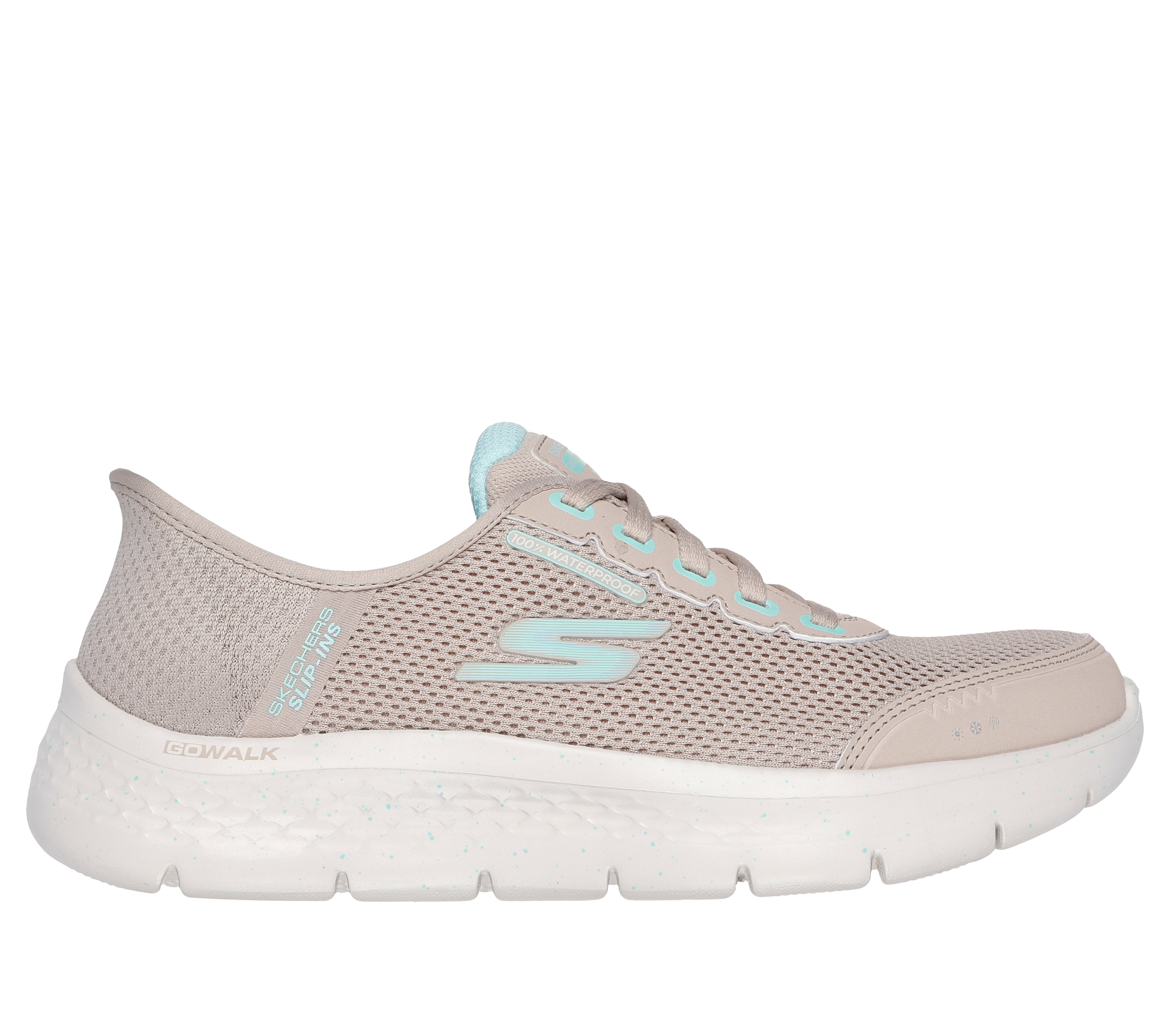 124846 - SKECHERS SLIP-INS WATERPROOF: GO WALK FLEX - CLEAR CREEK