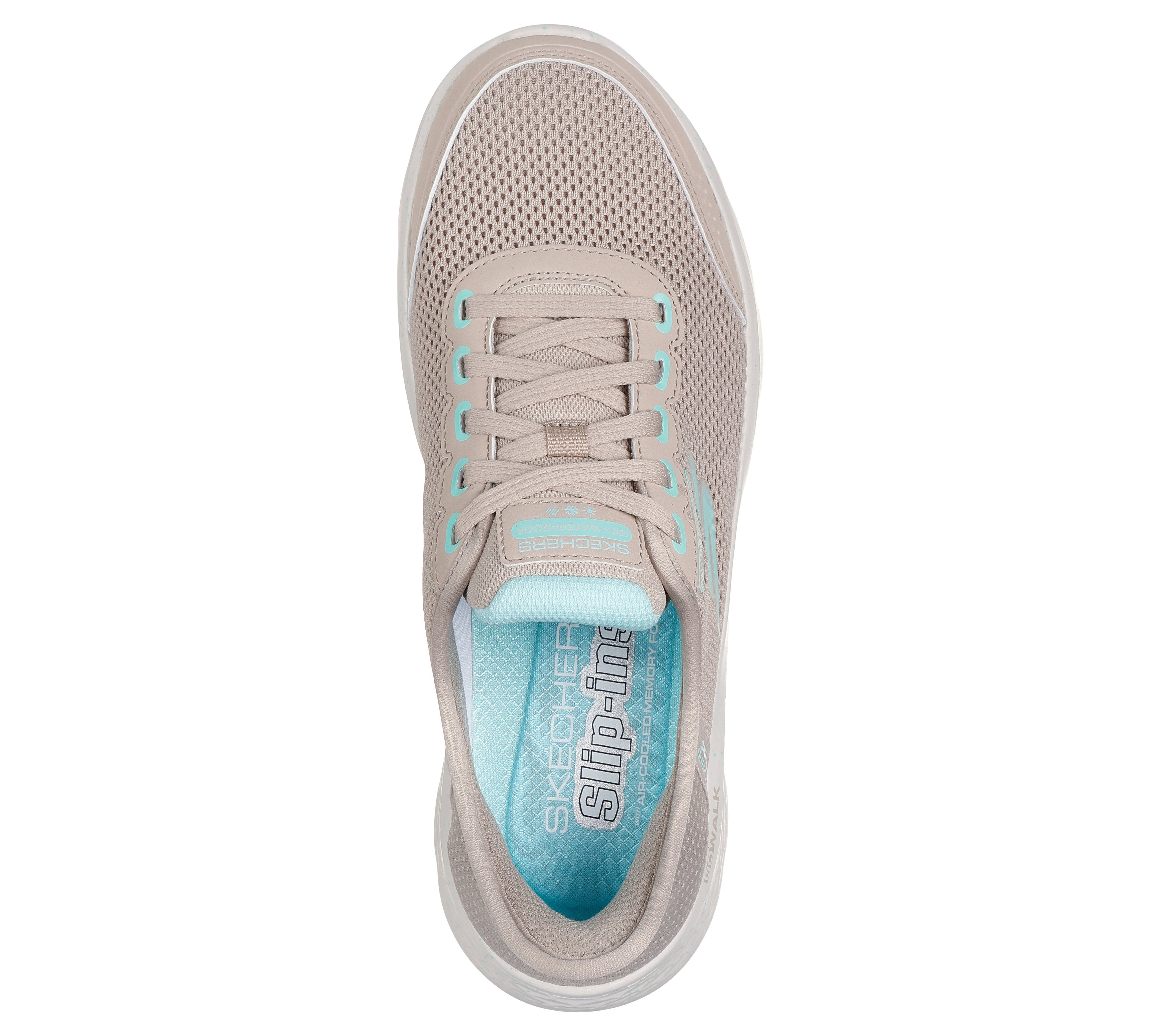 124846 - SKECHERS SLIP-INS WATERPROOF: GO WALK FLEX - CLEAR CREEK