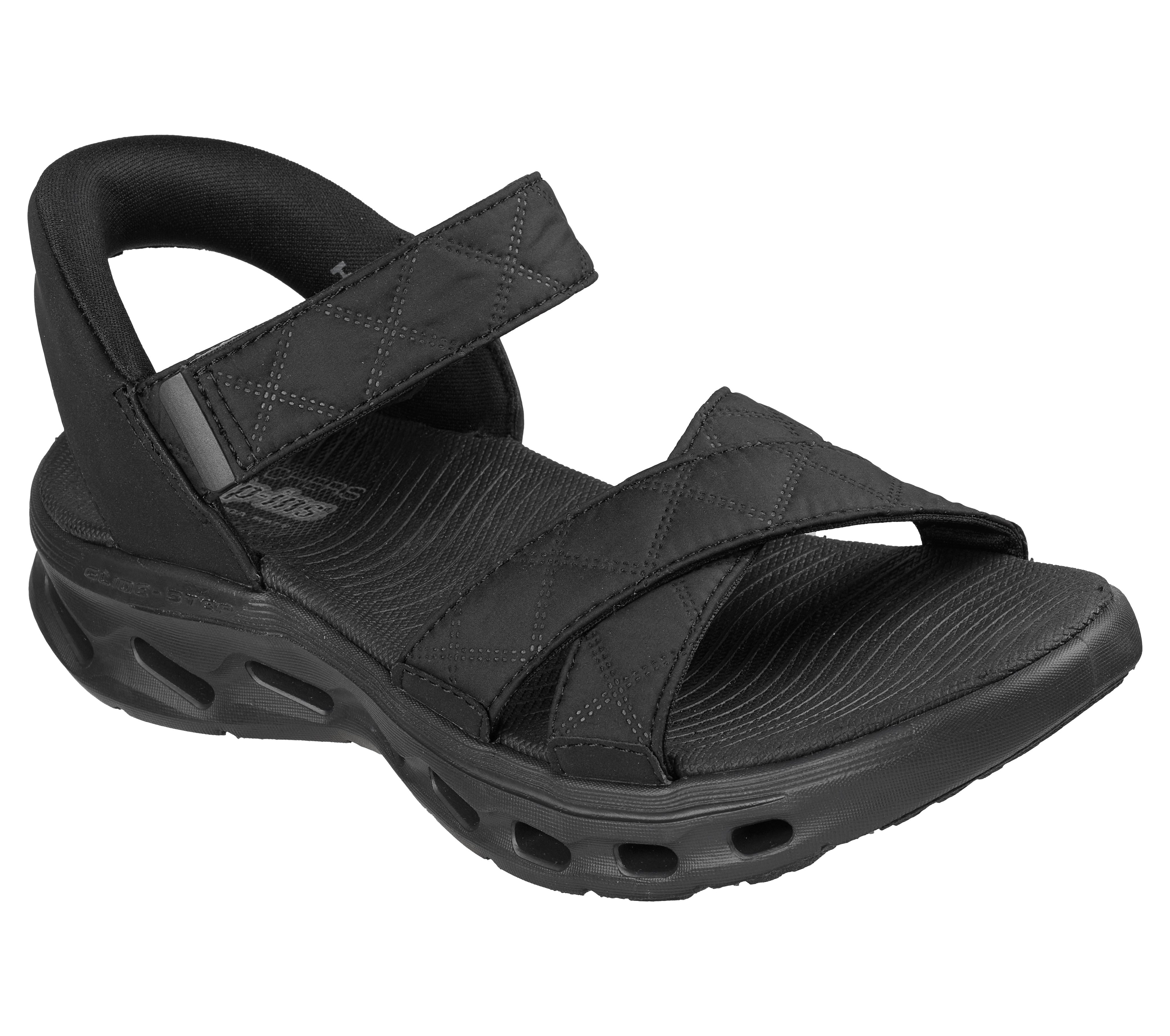 141274 - SKECHERS SLIP-INS: GO WALK GLIDE-STEP 2.0 SANDAL - COZY FIT ADRIENNE