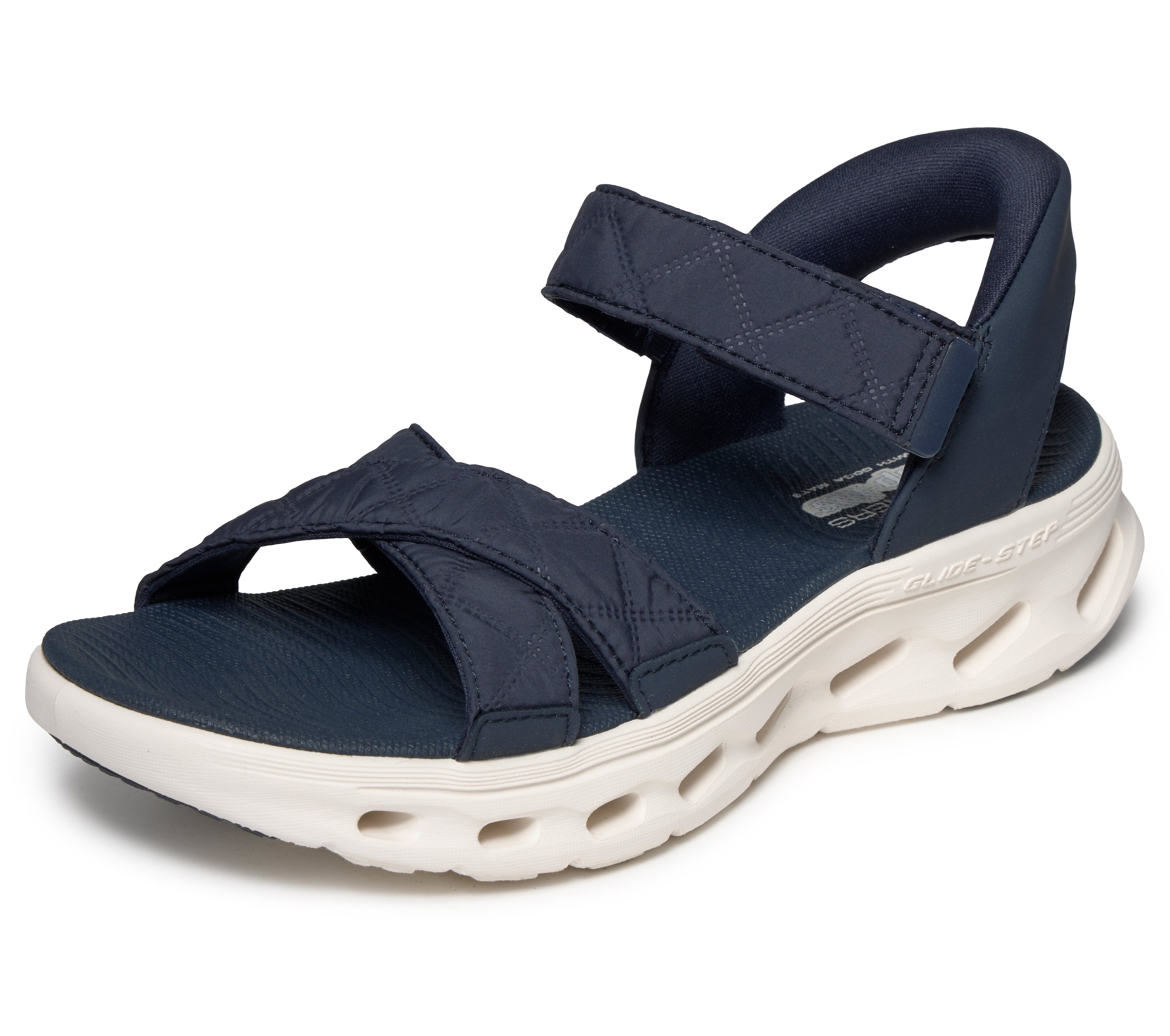 141274 - SKECHERS SLIP-INS: GO WALK GLIDE-STEP 2.0 SANDAL - COZY FIT ADRIENNE