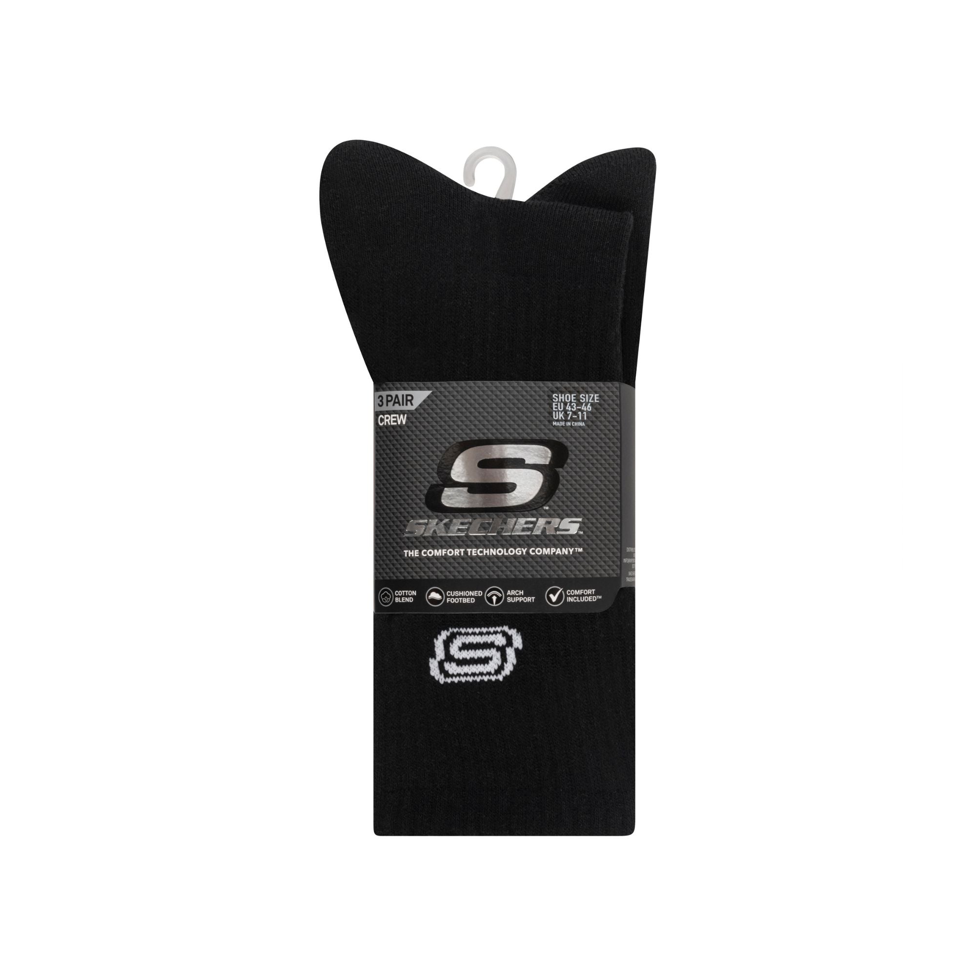 Skechers Men's Crew Socks – 3-Pack — S601858