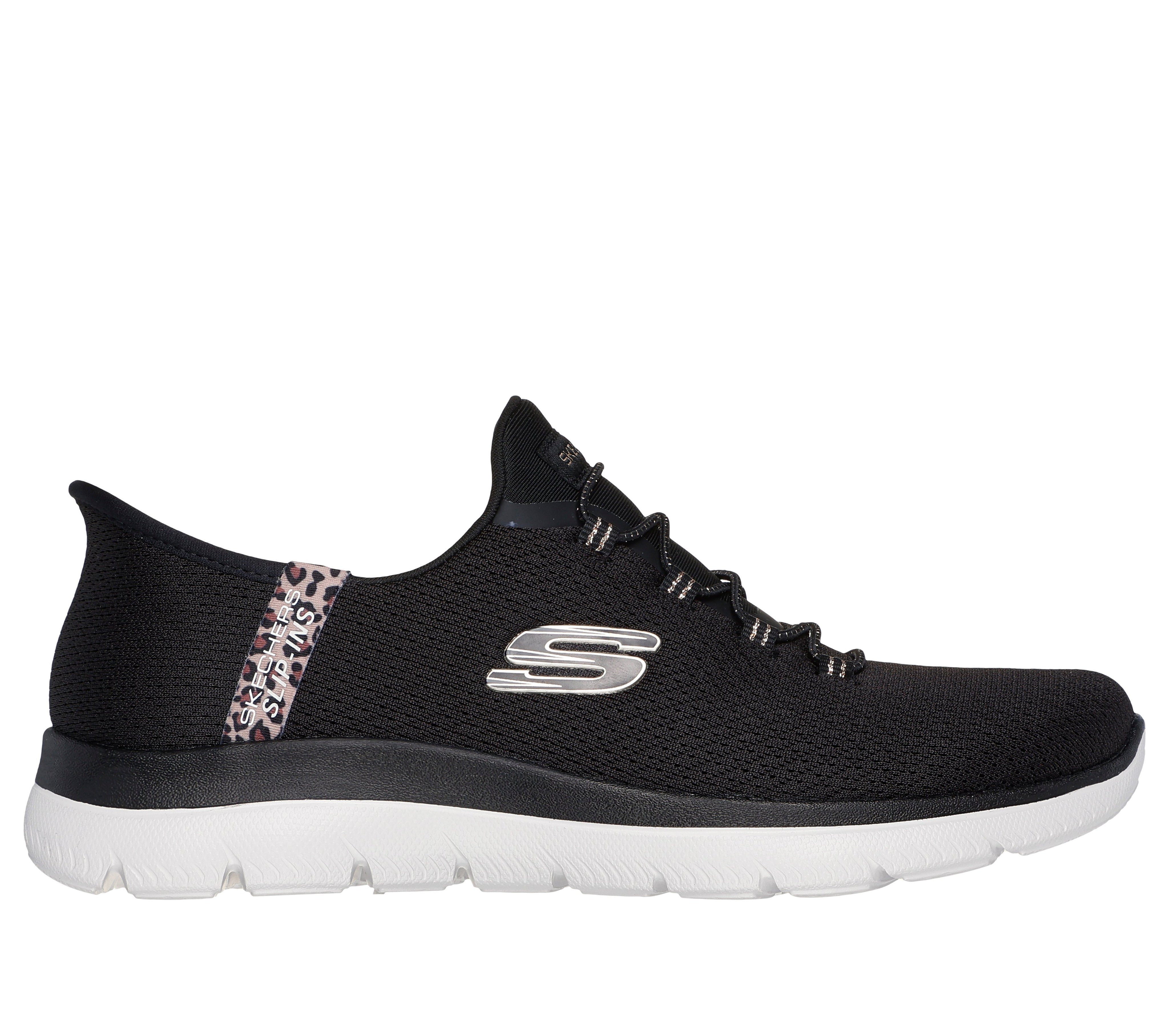 150275W - SKECHERS SLIP-INS: SUMMITS - LEOPARD CHIC