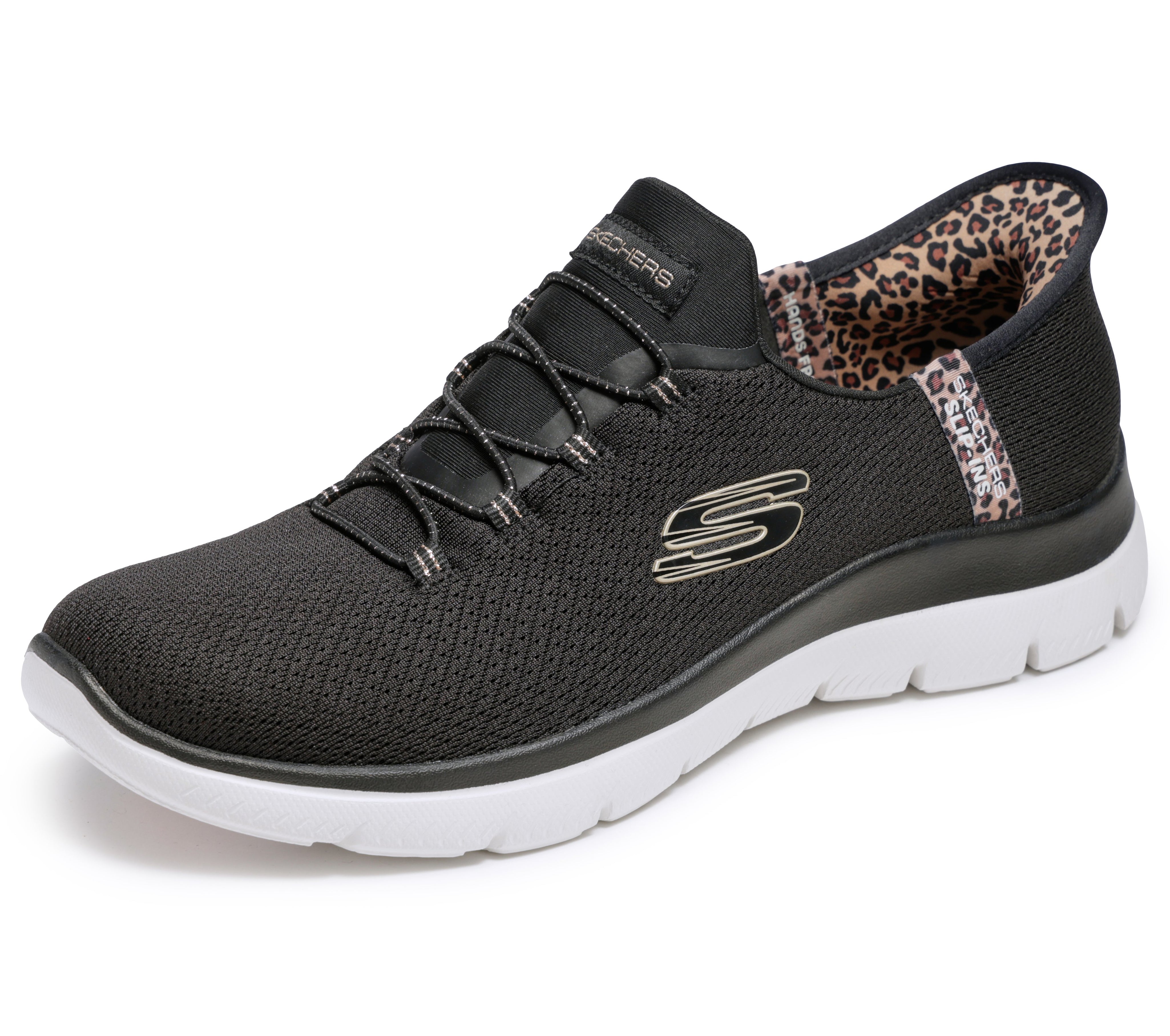 150275W - SKECHERS SLIP-INS: SUMMITS - LEOPARD CHIC