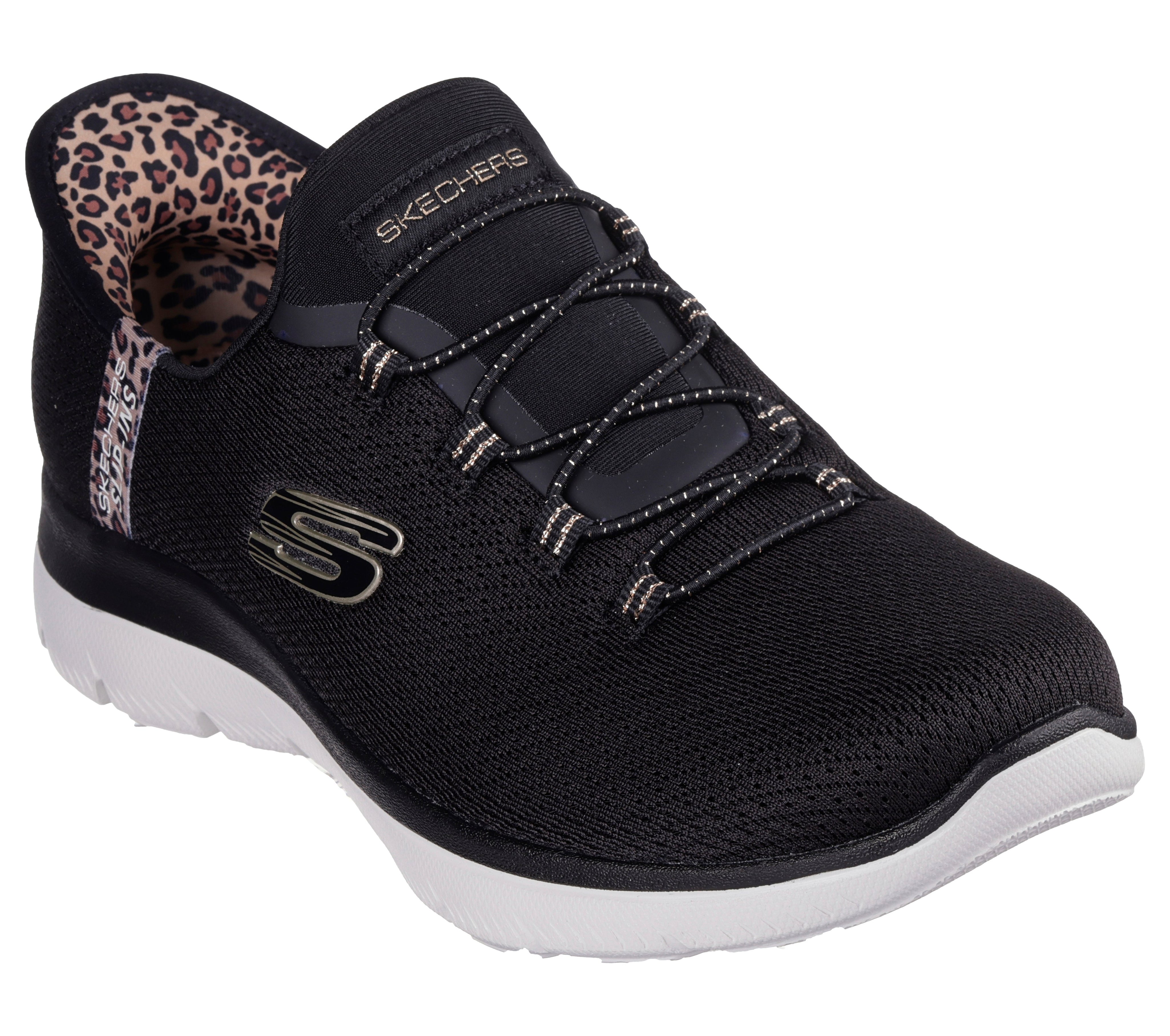 150275W - SKECHERS SLIP-INS: SUMMITS - LEOPARD CHIC
