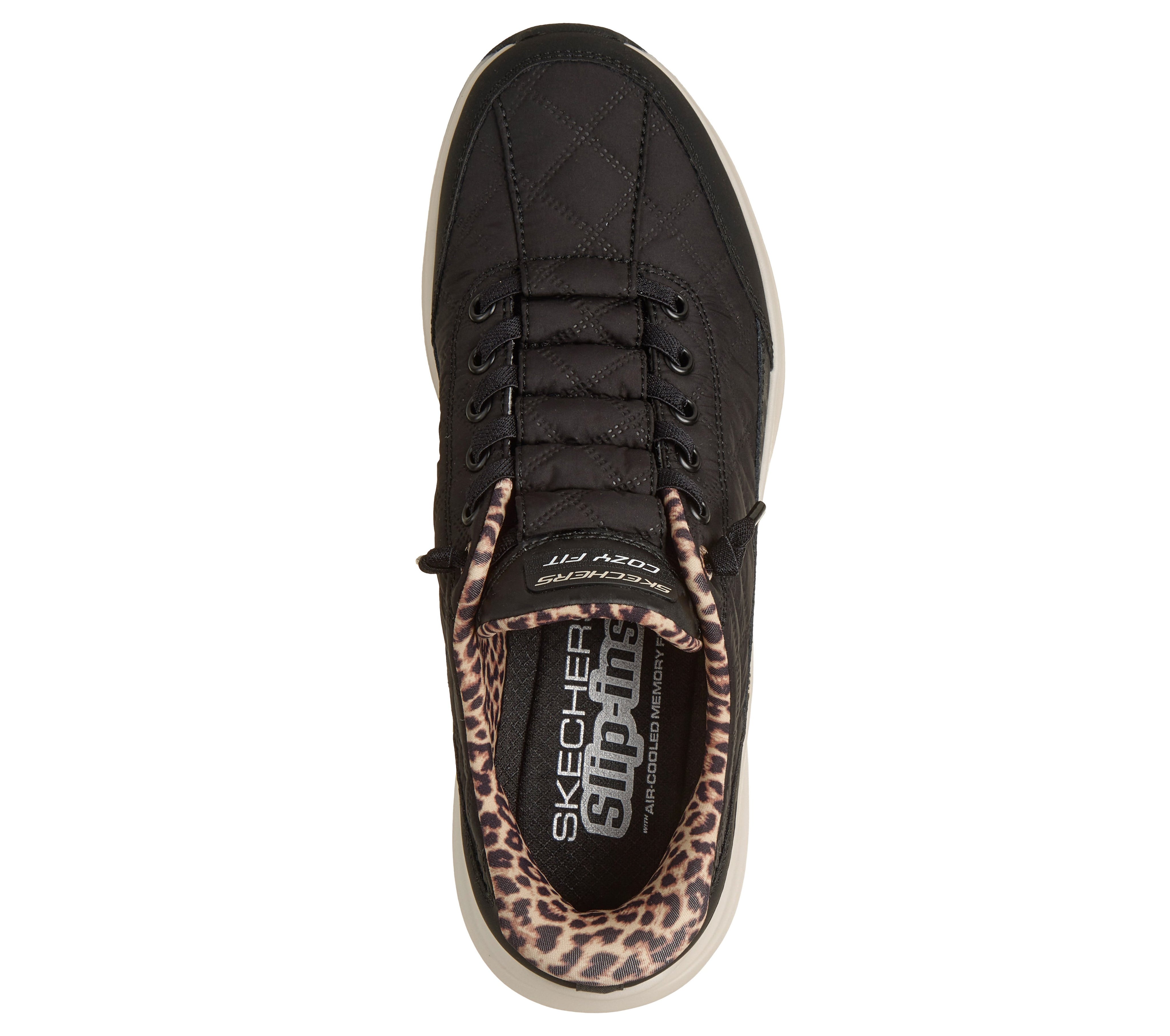 150419 - SKECHERS SLIP-INS: CONTOUR FOAM - COZY FIT LEOPARD DREAM