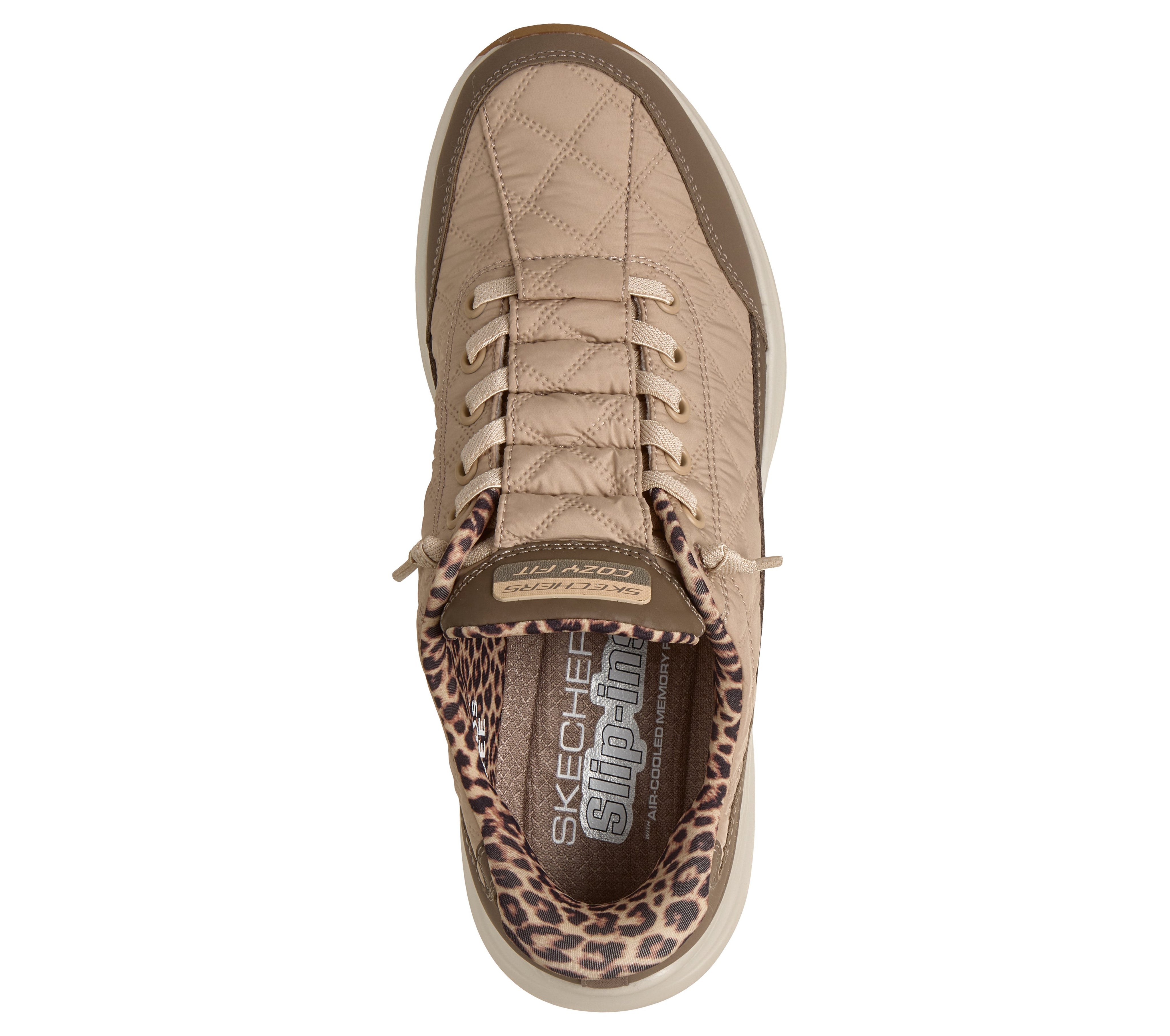 150419 - SKECHERS SLIP-INS: CONTOUR FOAM - COZY FIT LEOPARD DREAM