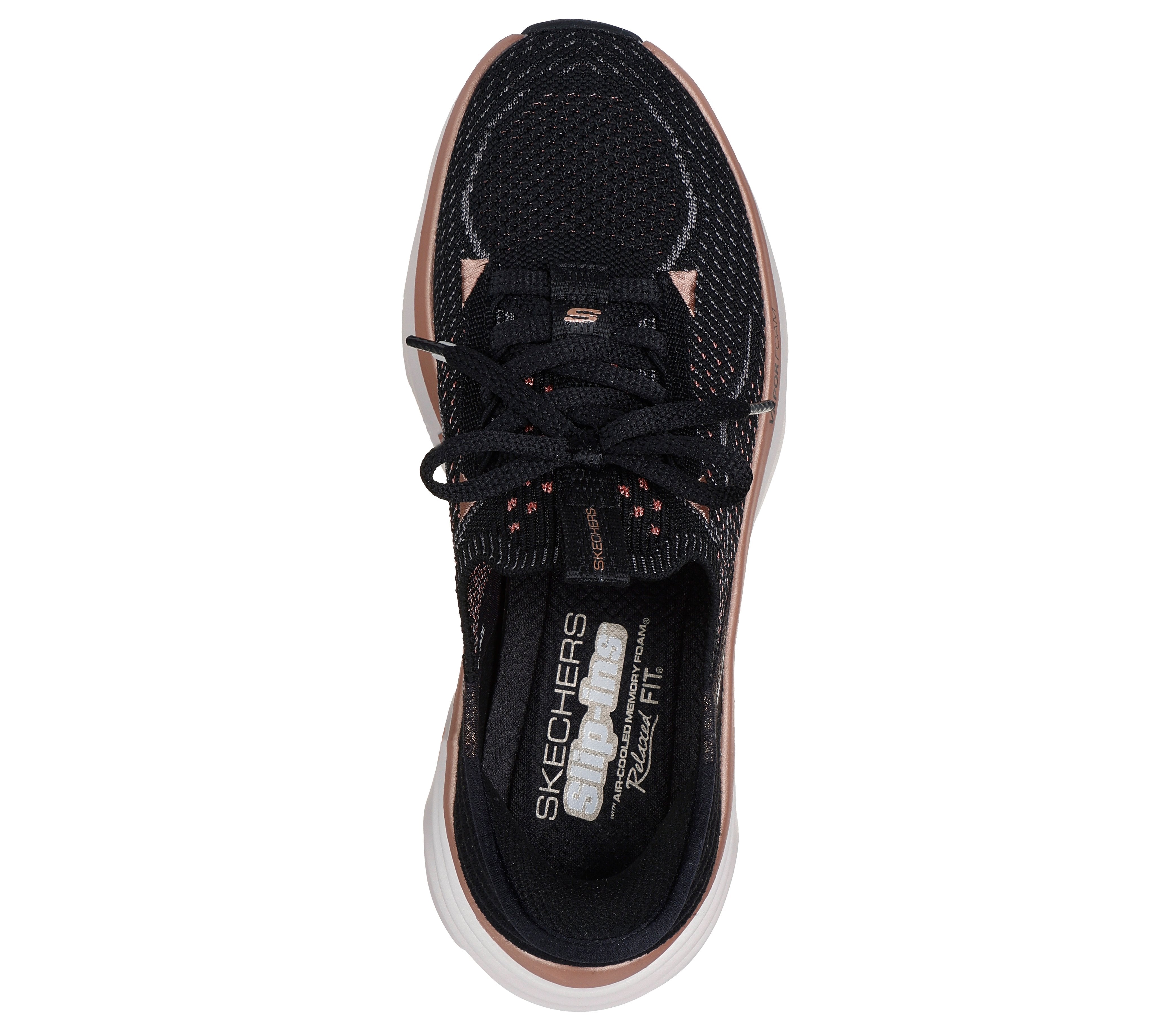 150584 - SKECHERS SLIP-INS RELAXED FIT: D'LUX VAPOR - EVENING GLOW