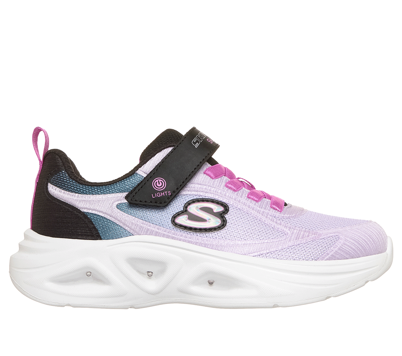 303729L BKLV - S-LIGHTS: SOLA GLOW 2.0 - DAZZLE STEPS (KIDS)