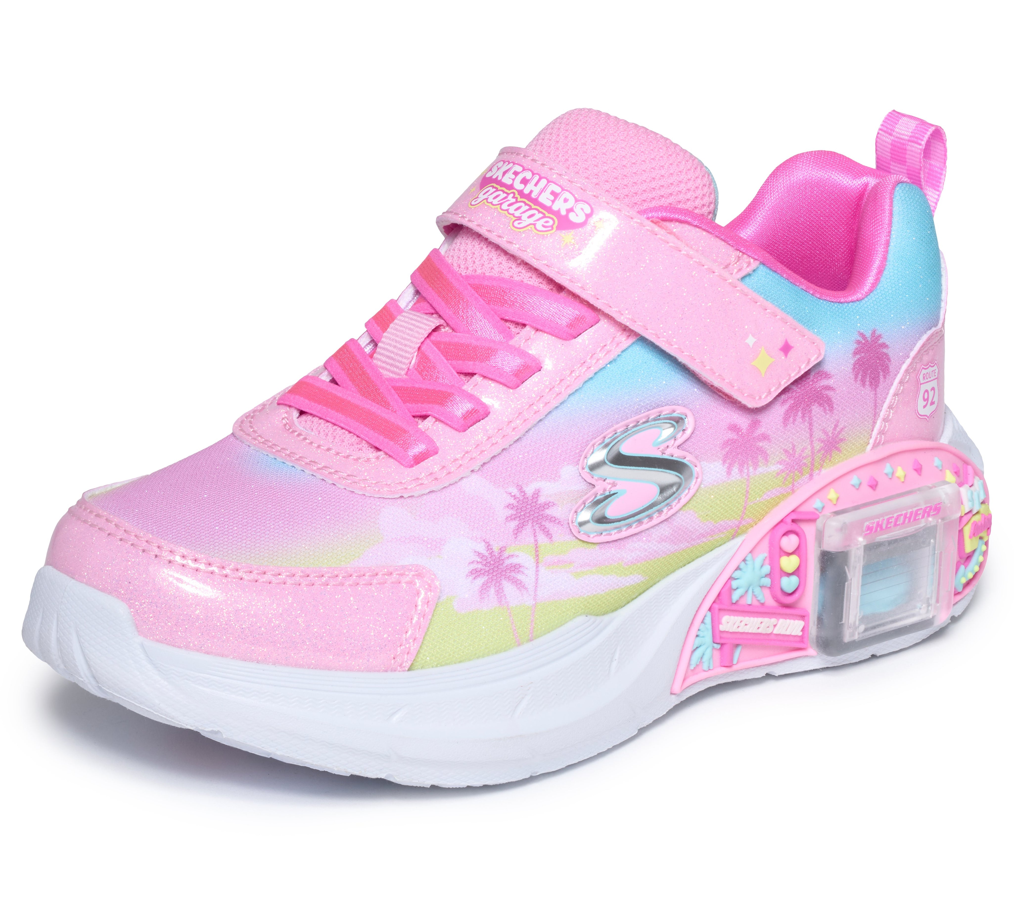 304351L - SKECHERS GARAGE - GLAM RACER (ENFANT)