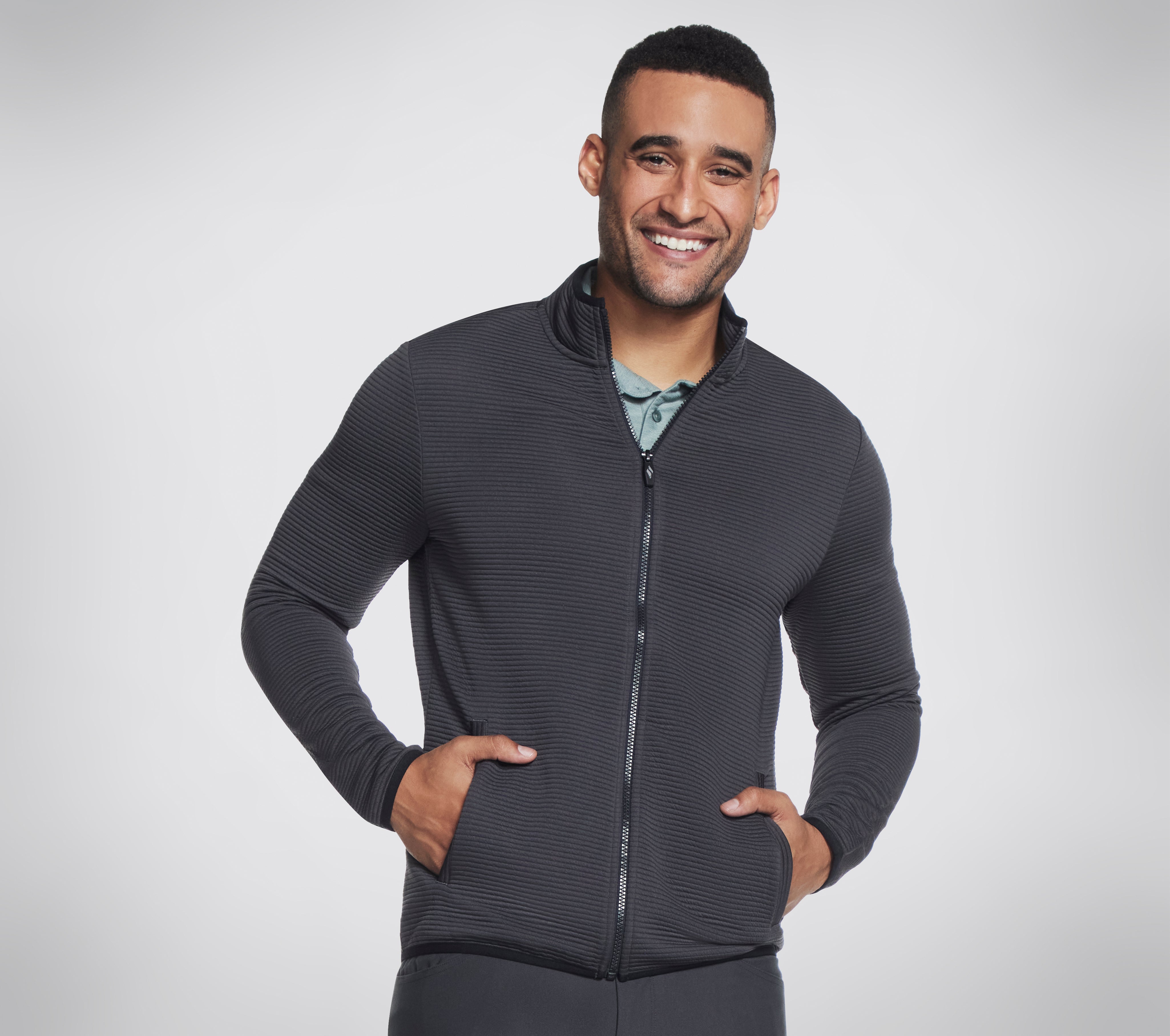 JA25 - THE HOODLESS HOODIE OTTOMAN JACKET