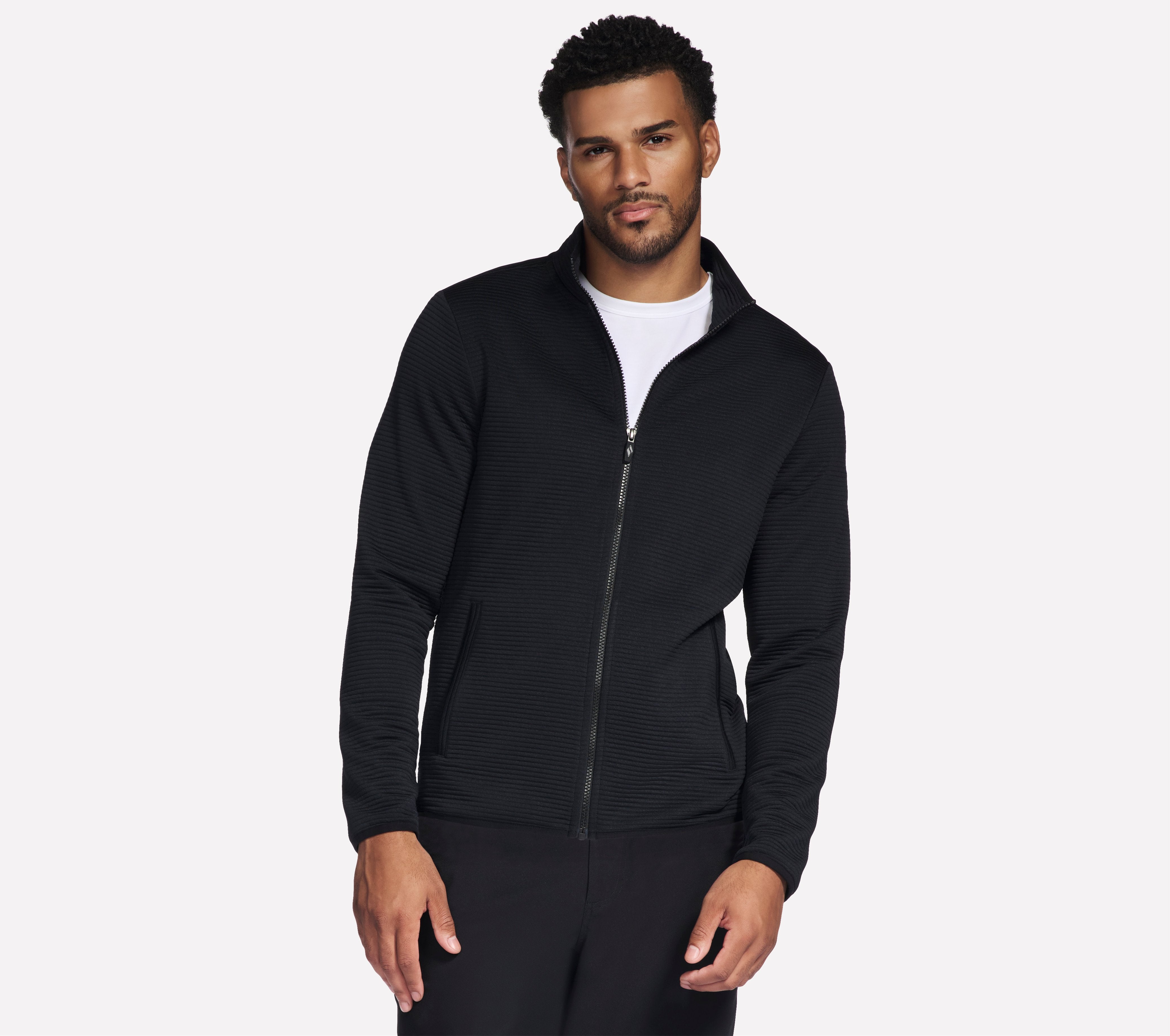 JA25 - THE HOODLESS HOODIE OTTOMAN JACKET - Shoess