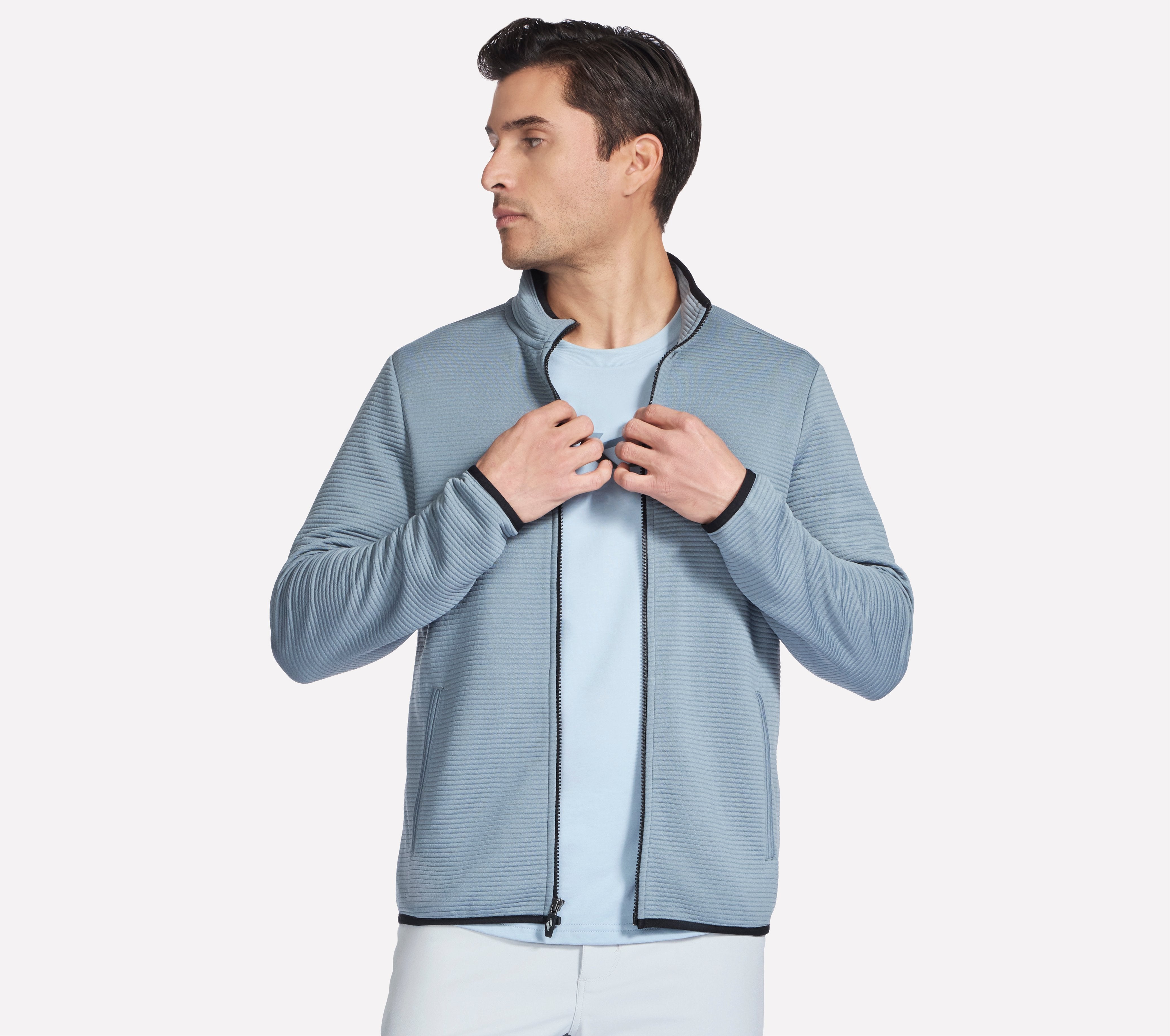 JA25 - THE HOODLESS HOODIE OTTOMAN JACKET – Shoess