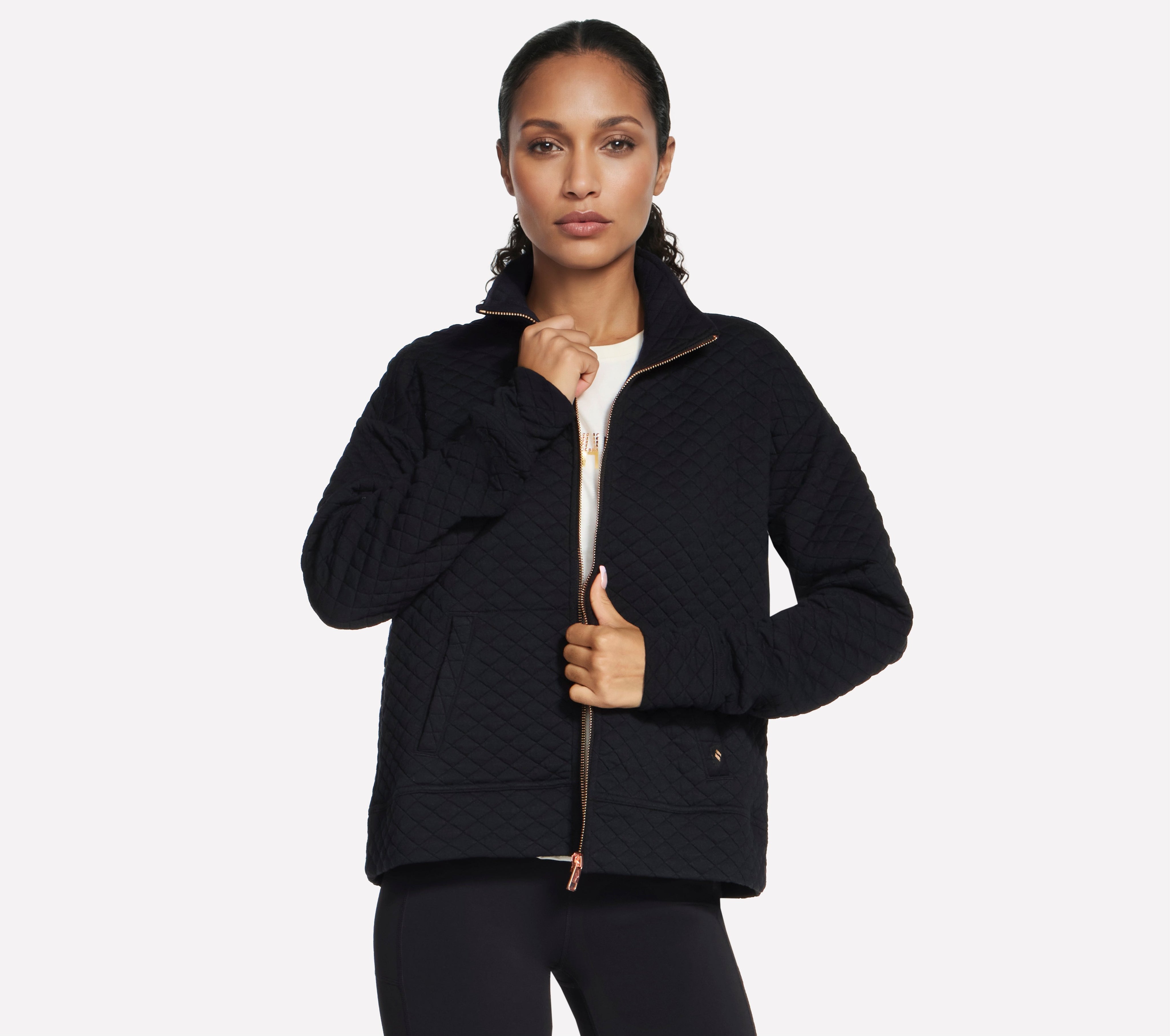 JA496 - GO WALK DIAMOND JACKET - COZY FIT