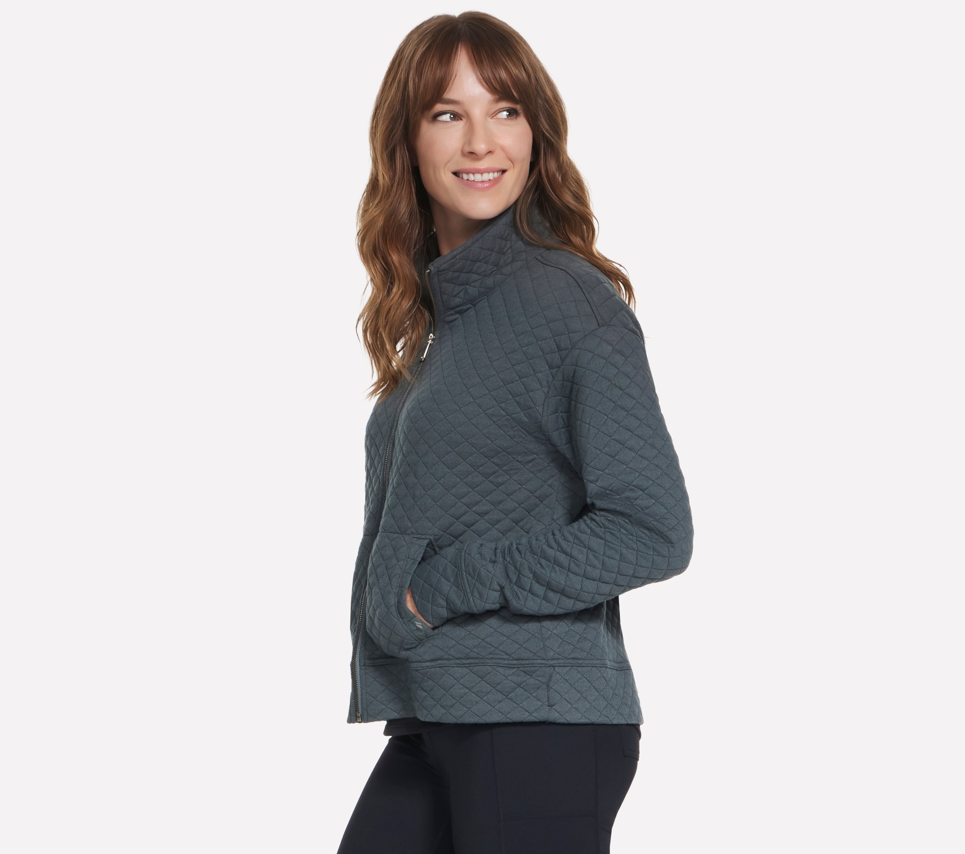 JA496 - GO WALK DIAMOND JACKET - COZY FIT