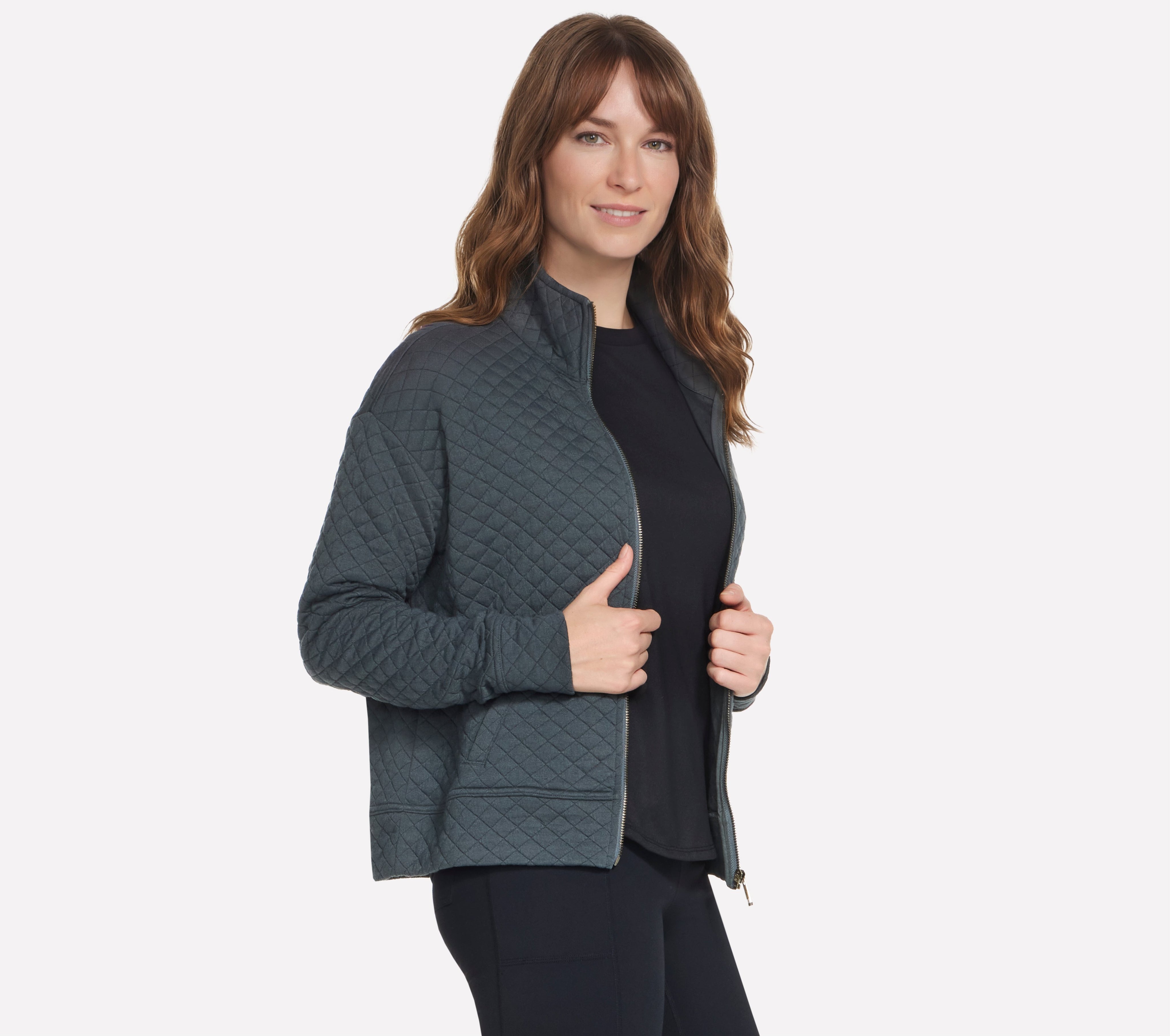JA496 - GO WALK DIAMOND JACKET - COZY FIT