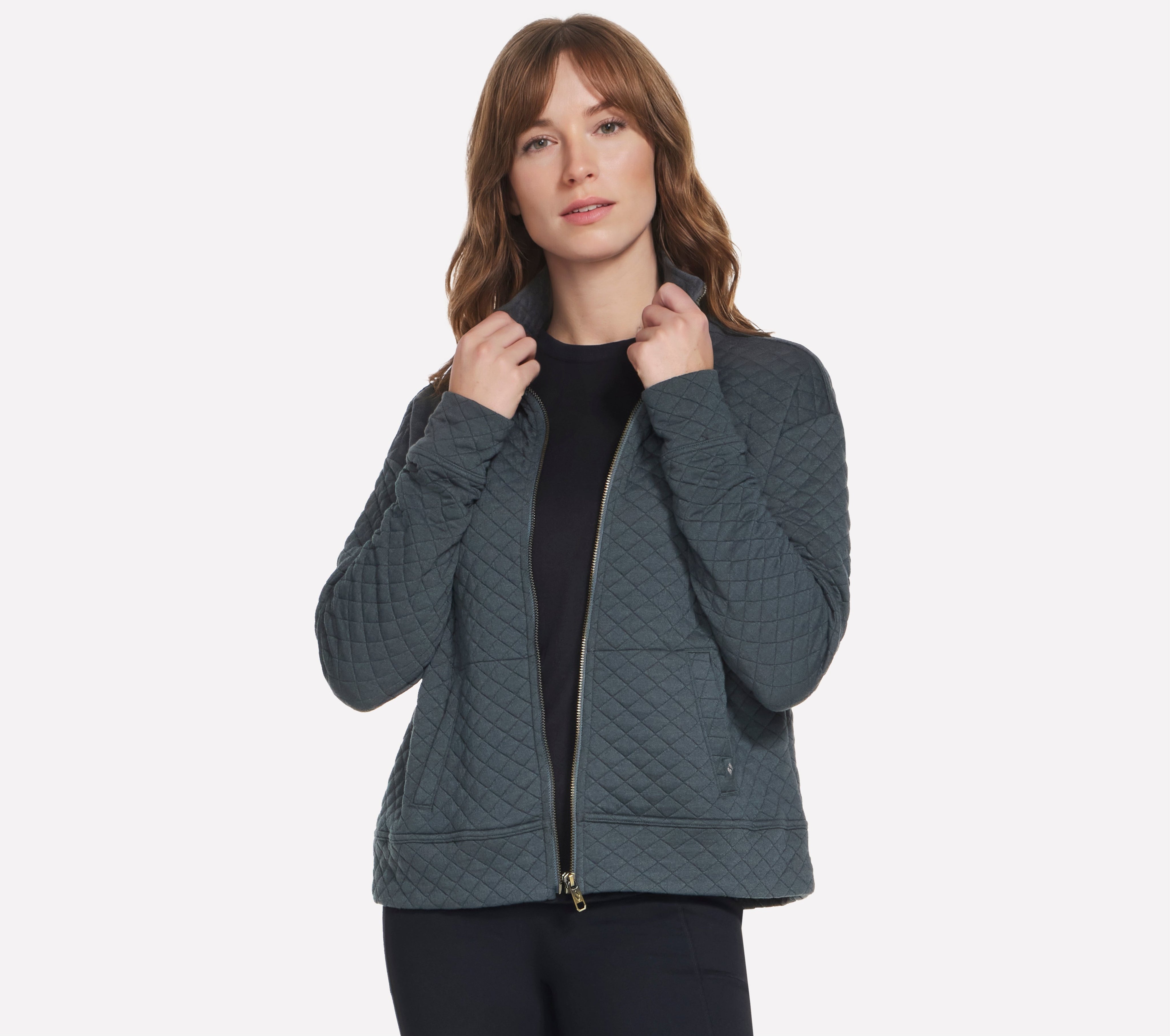 JA496 - GO WALK DIAMOND JACKET - COZY FIT