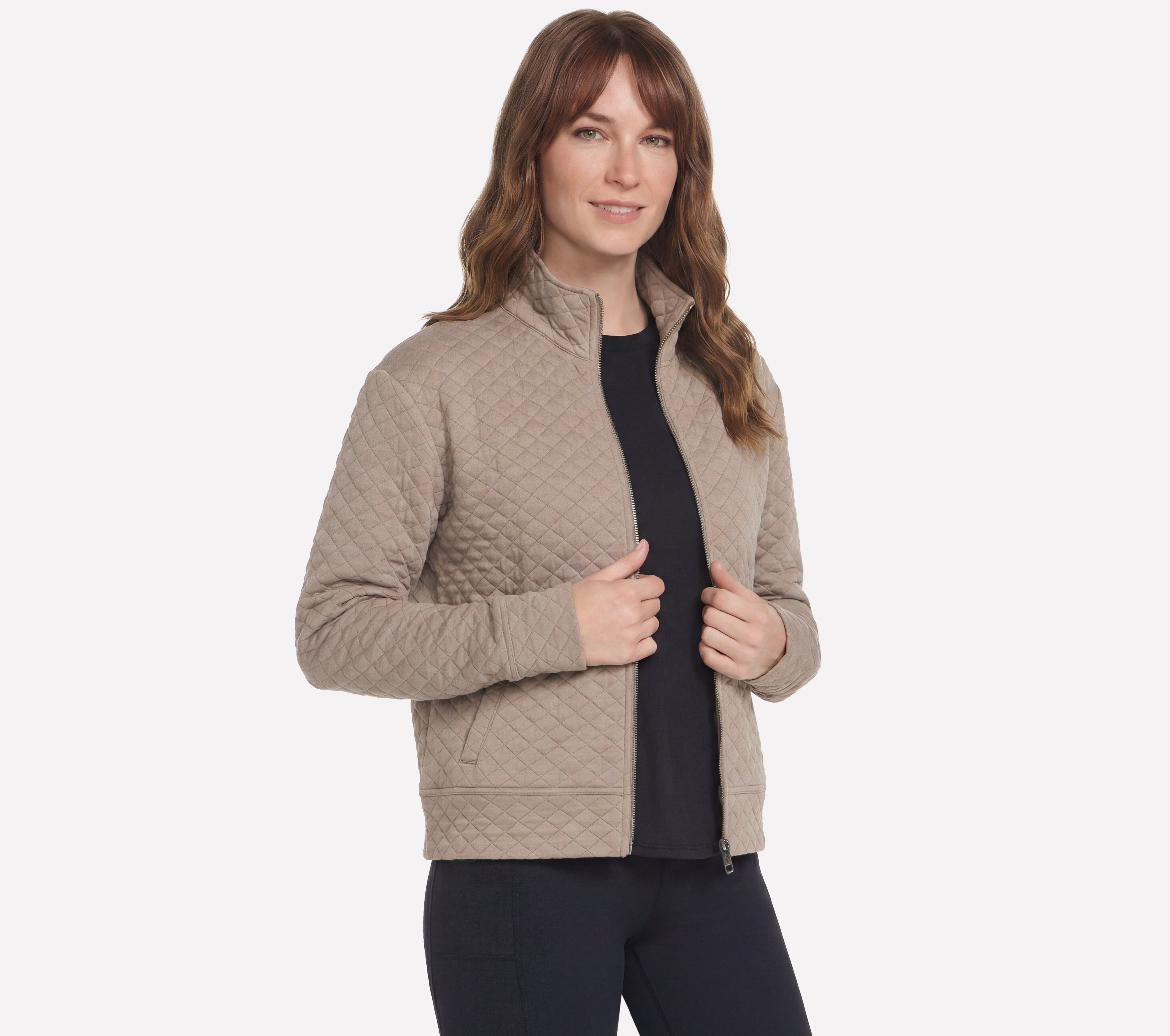 JA496 - GO WALK DIAMOND JACKET - COZY FIT
