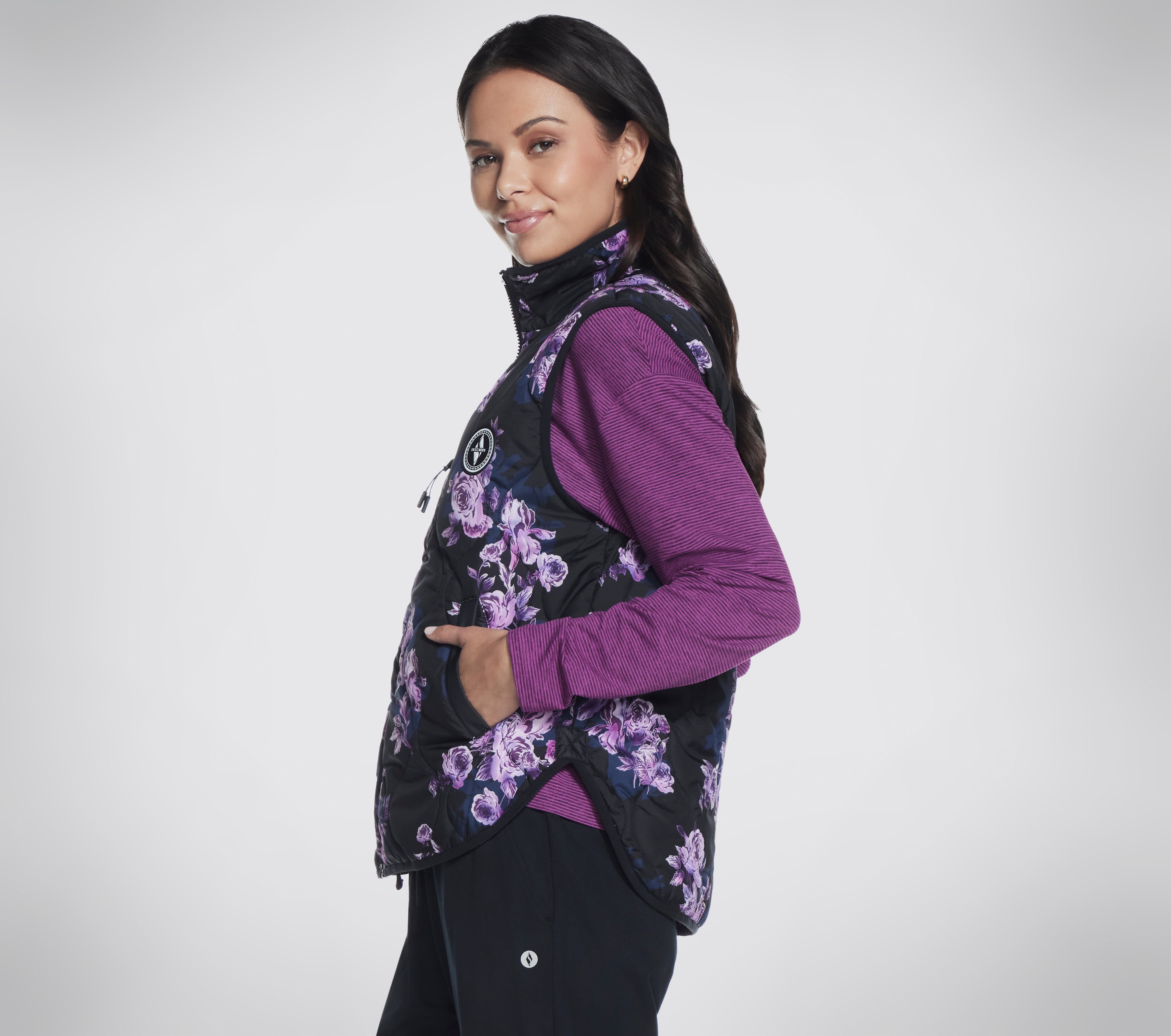 JA8 - GO SHIELD WINTER BLOOM REVERSIBLE VEST