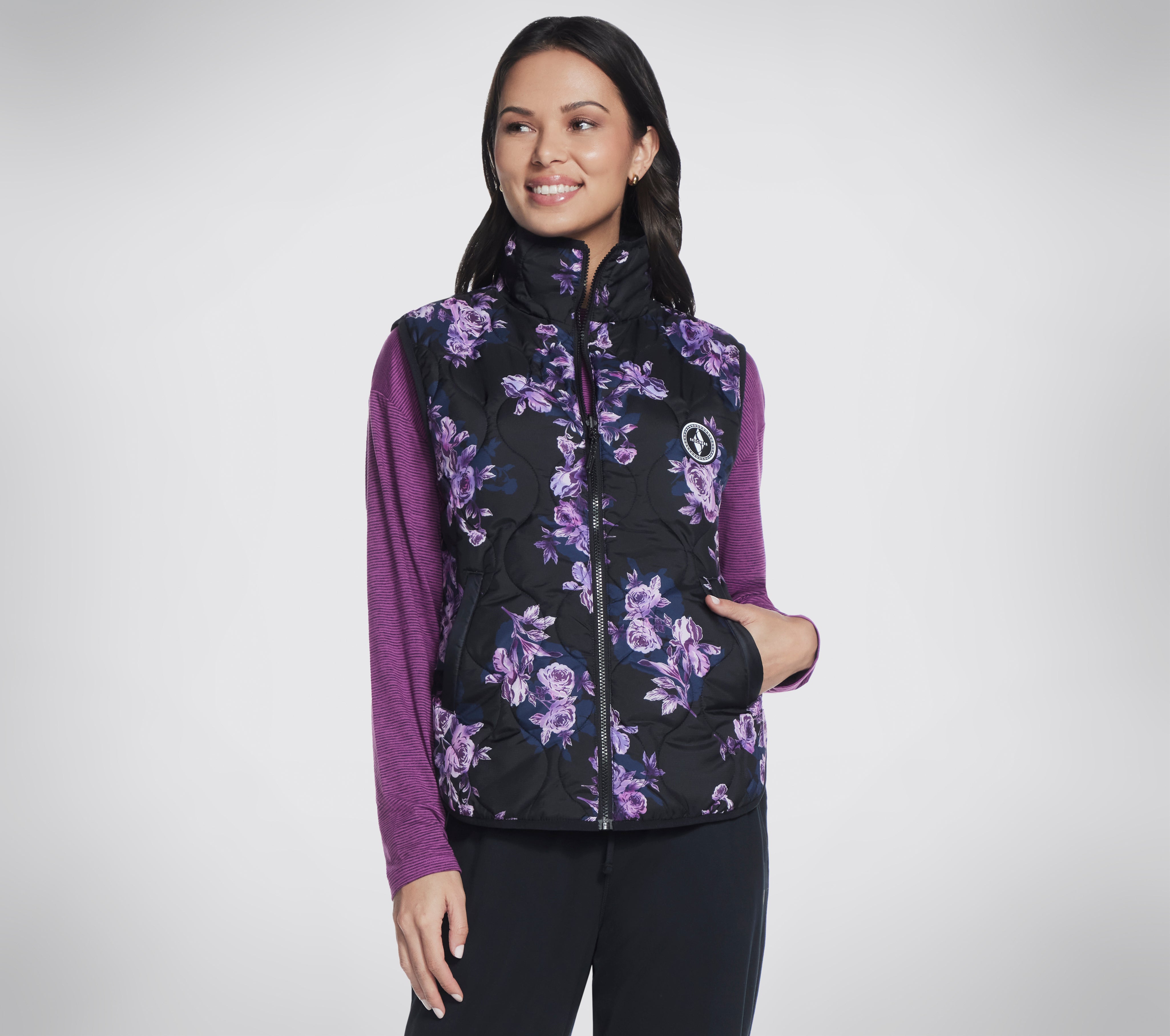 JA8 - GO SHIELD WINTER BLOOM REVERSIBLE VEST