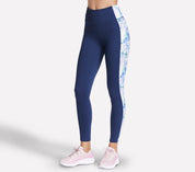 LG51 - GO WALK SEASCAPE FLORAL FULL LENGTH HIGH-WAISTED LEGGING
