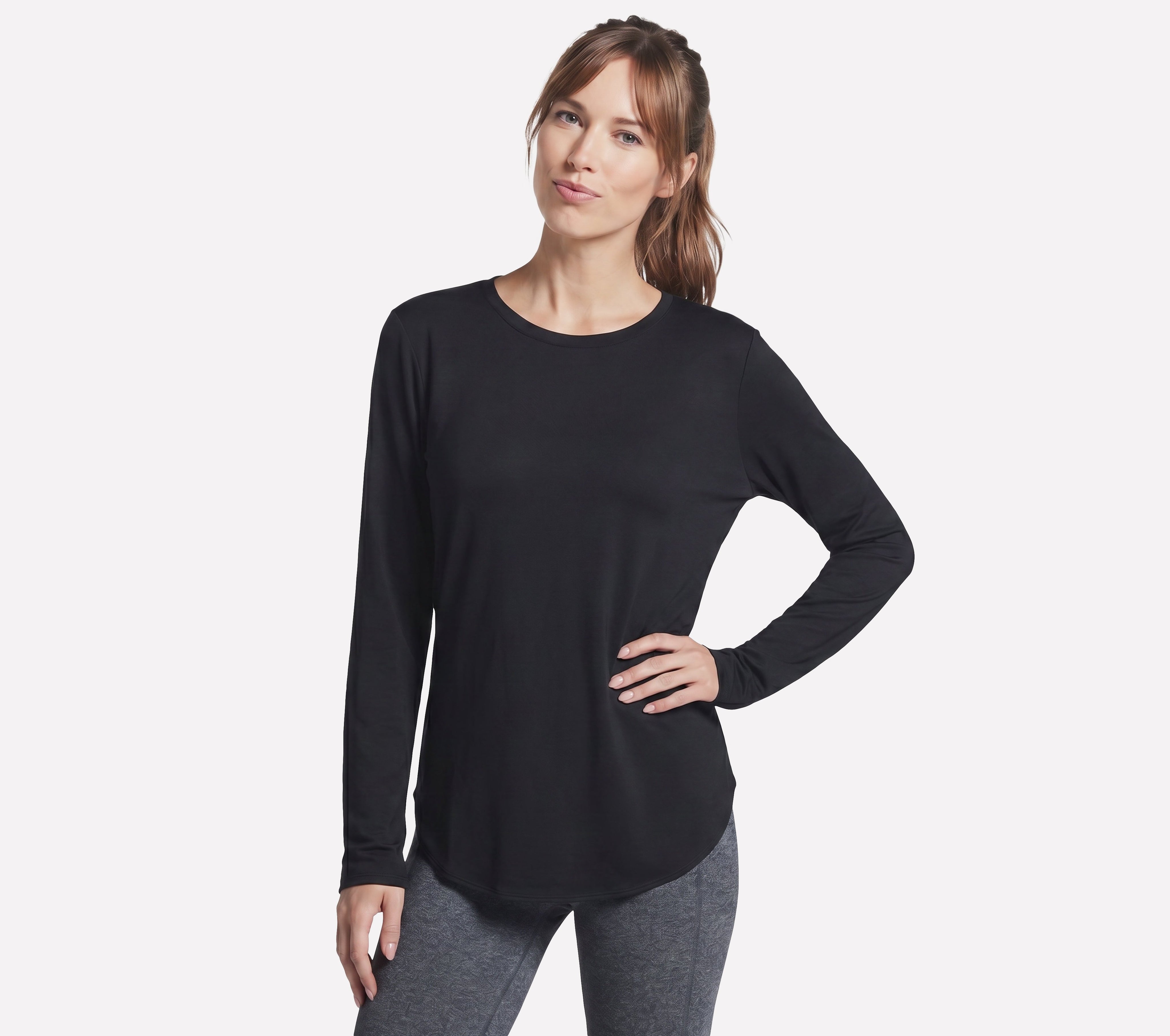 LT155 - GO DRI SWIFT LONG SLEEVE TUNIC CREW