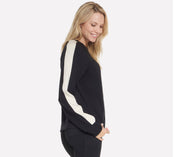 LT272 - SKECHLUXE ELEVATE BLOCKED CREWNECK