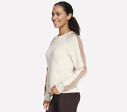 LT272 - SKECHLUXE ELEVATE BLOCKED CREWNECK
