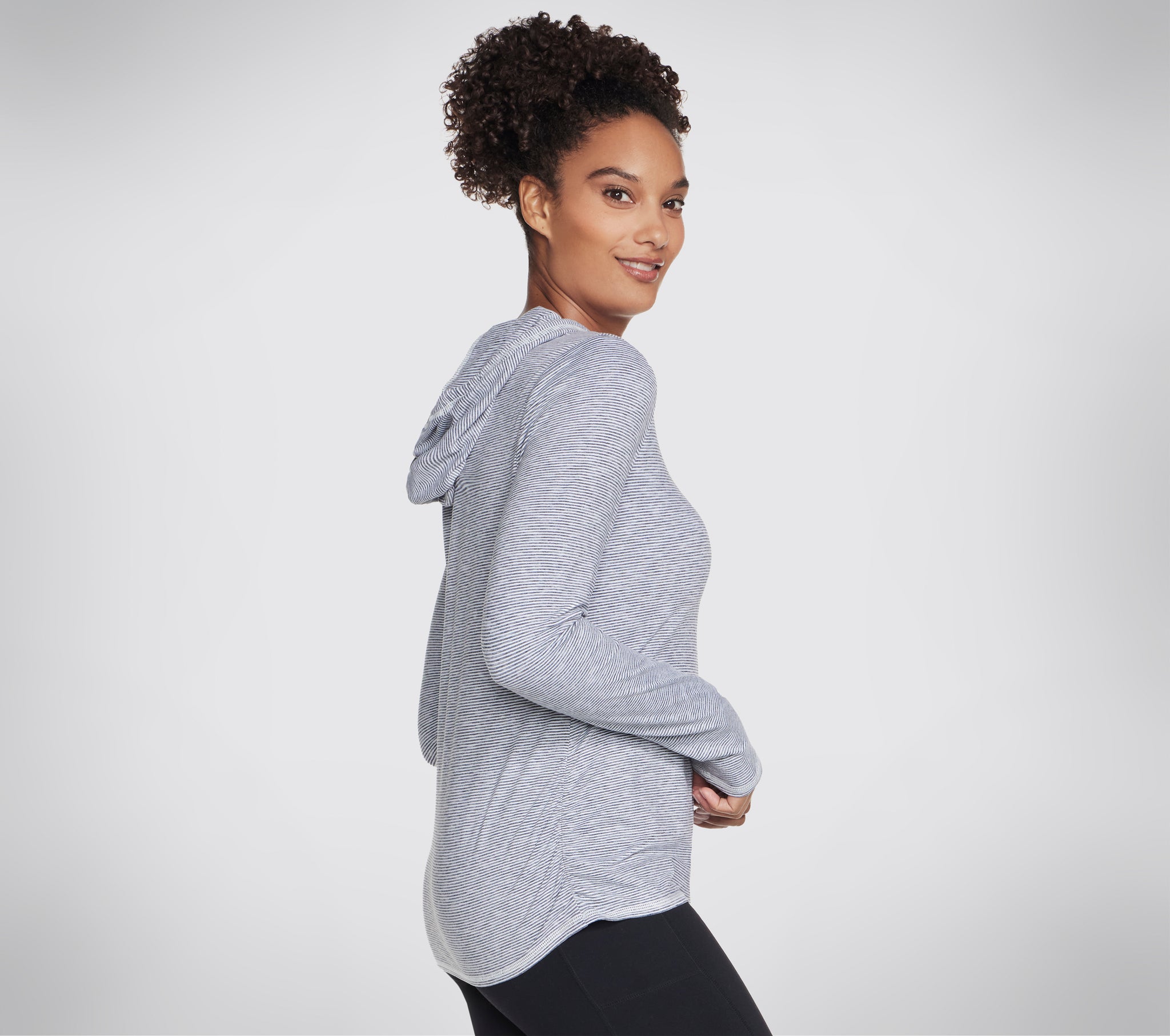 LT2 - GO DRI HARMONY STRIPE HOODIE