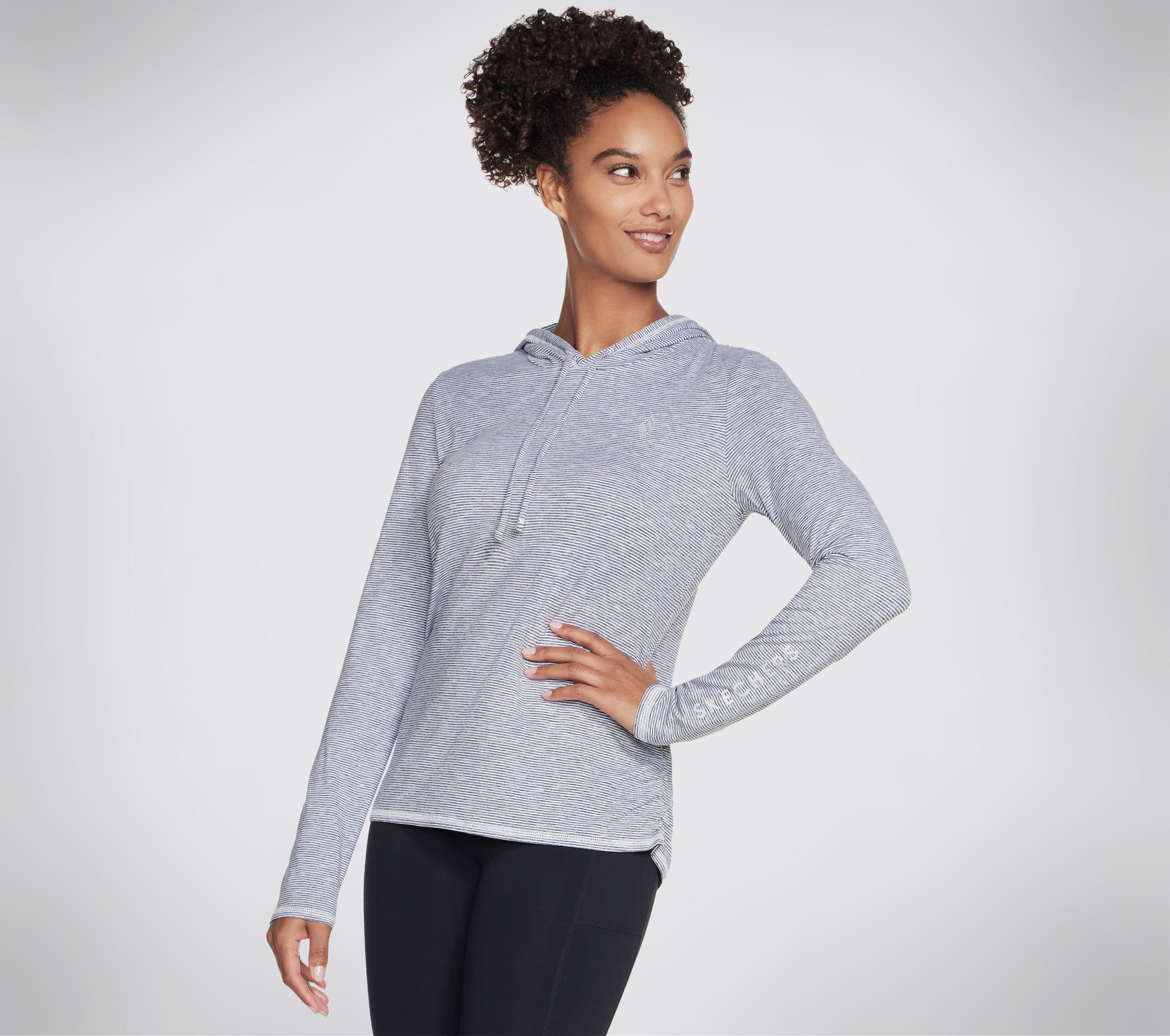 LT2 - GO DRI HARMONY STRIPE HOODIE