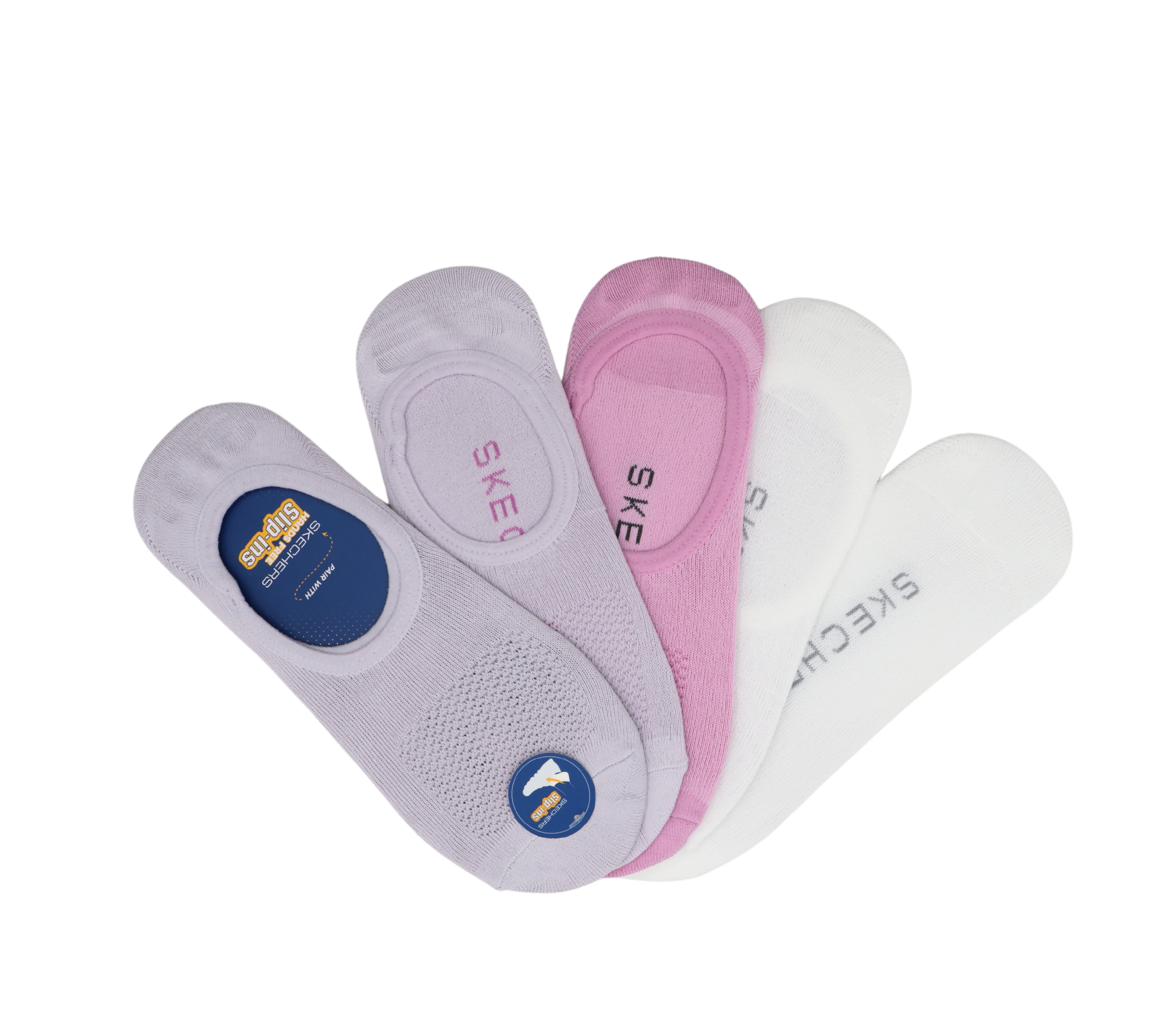 Skechers Invisible Socks – 5-Pack (Women) - S113836