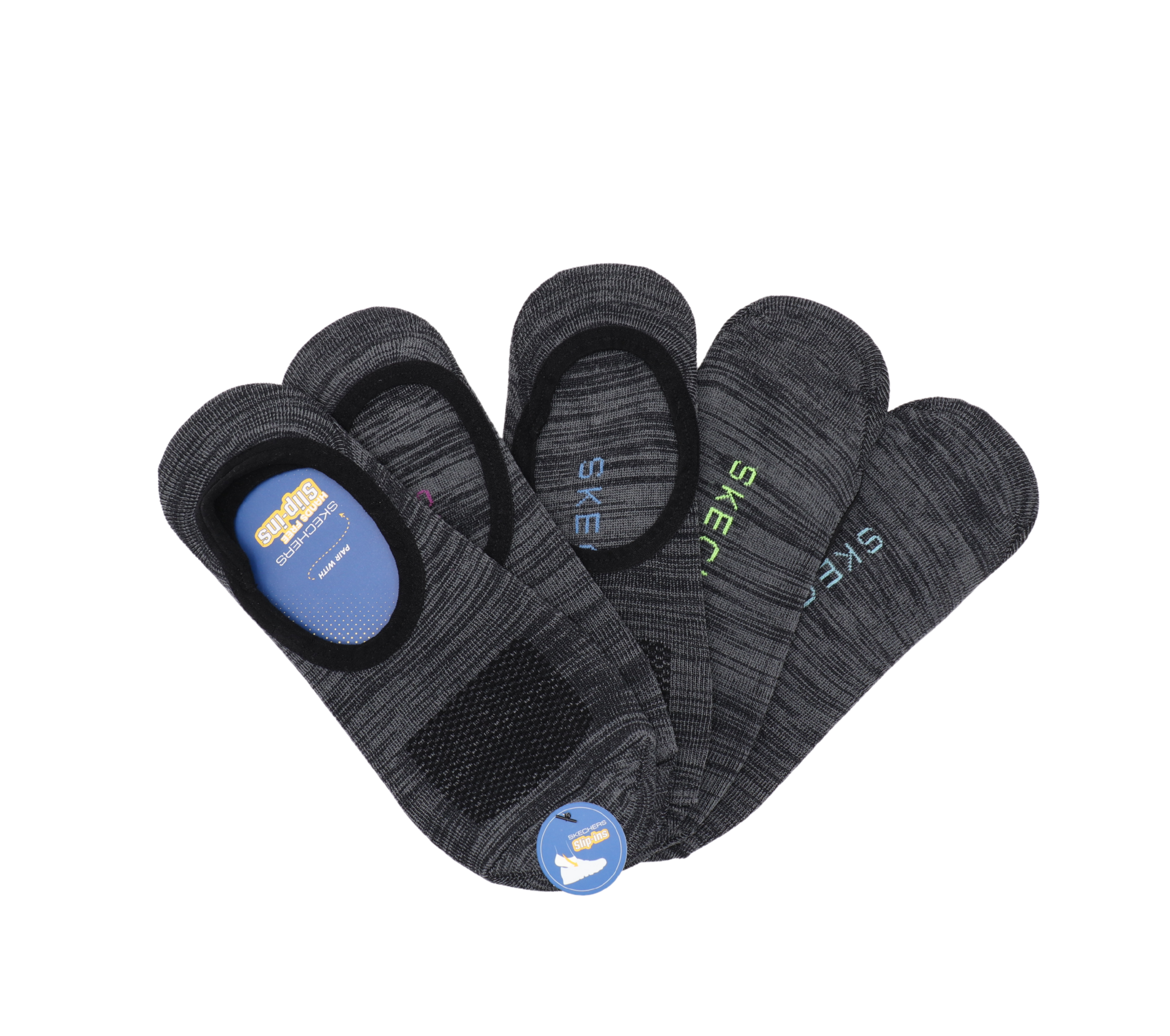 Skechers Invisible Socks – 5-Pack (Women) - S113836