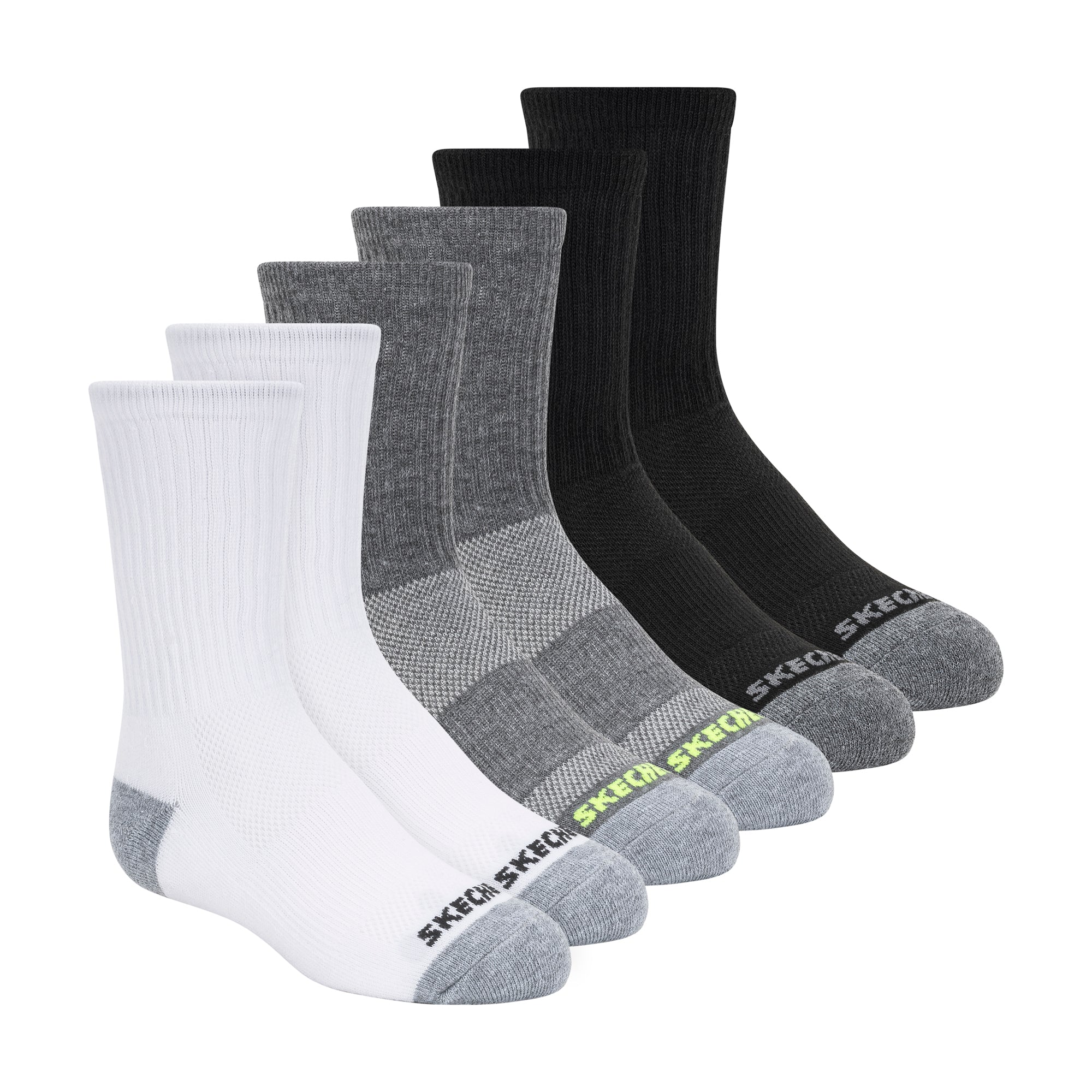S600134 - 6PK BOYS 1/2 TERRY CREW