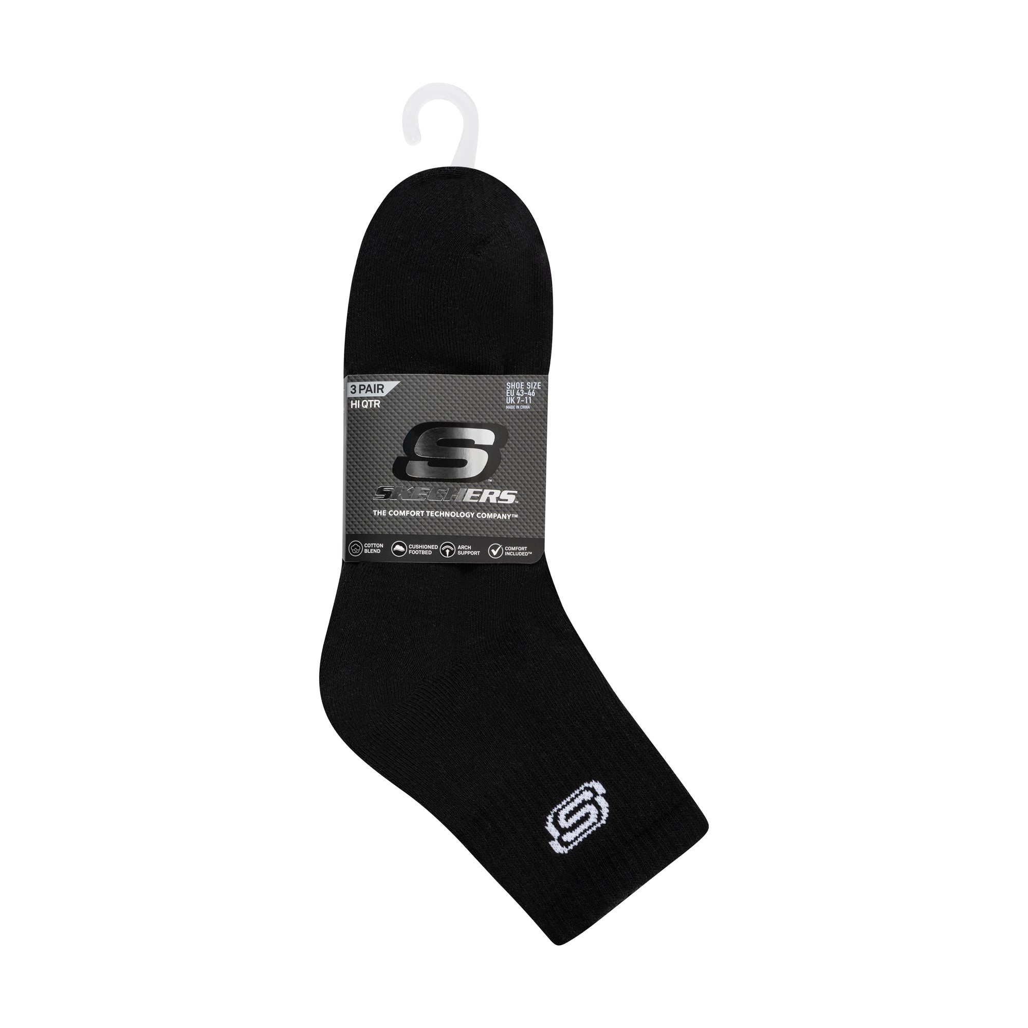 Chaussettes courtes Skechers Lifestyle – Paquet de 3 (Hommes) - S601853
