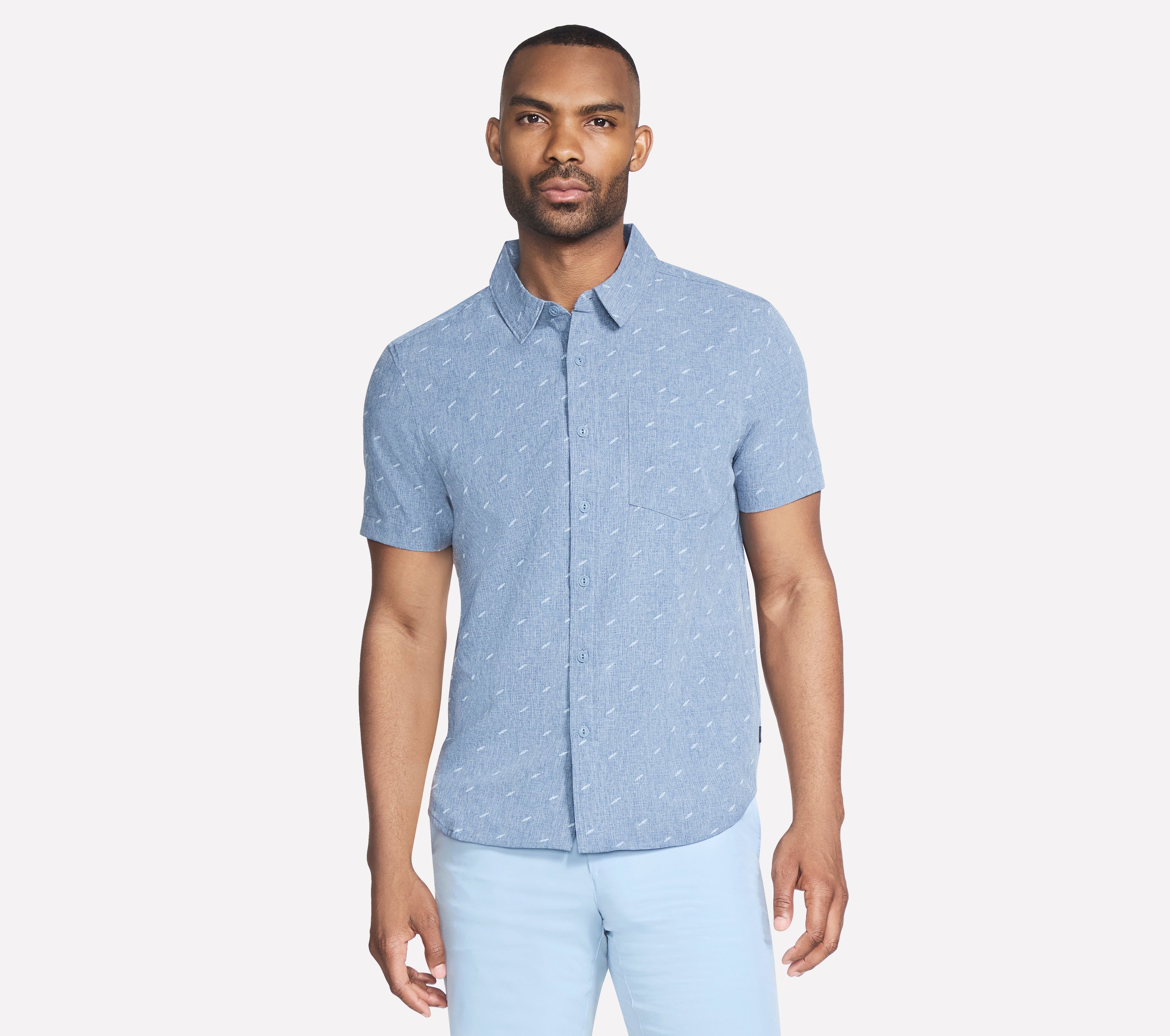 TP14 - THE GO WALK AIR PRINTED SHORT SLEEVE SHIRT