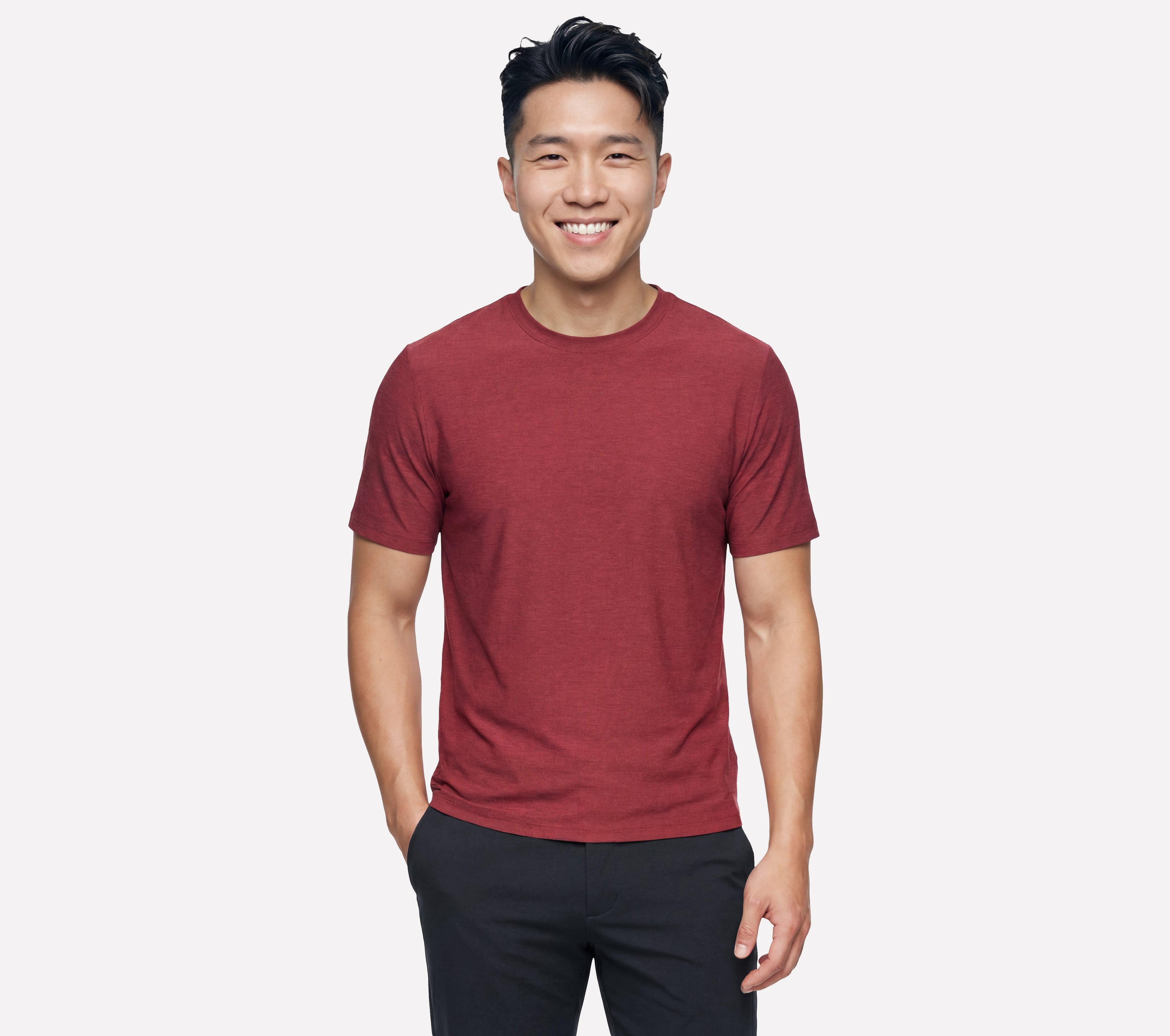 TS107B - GO DRI ALL DAY SOLID TEE