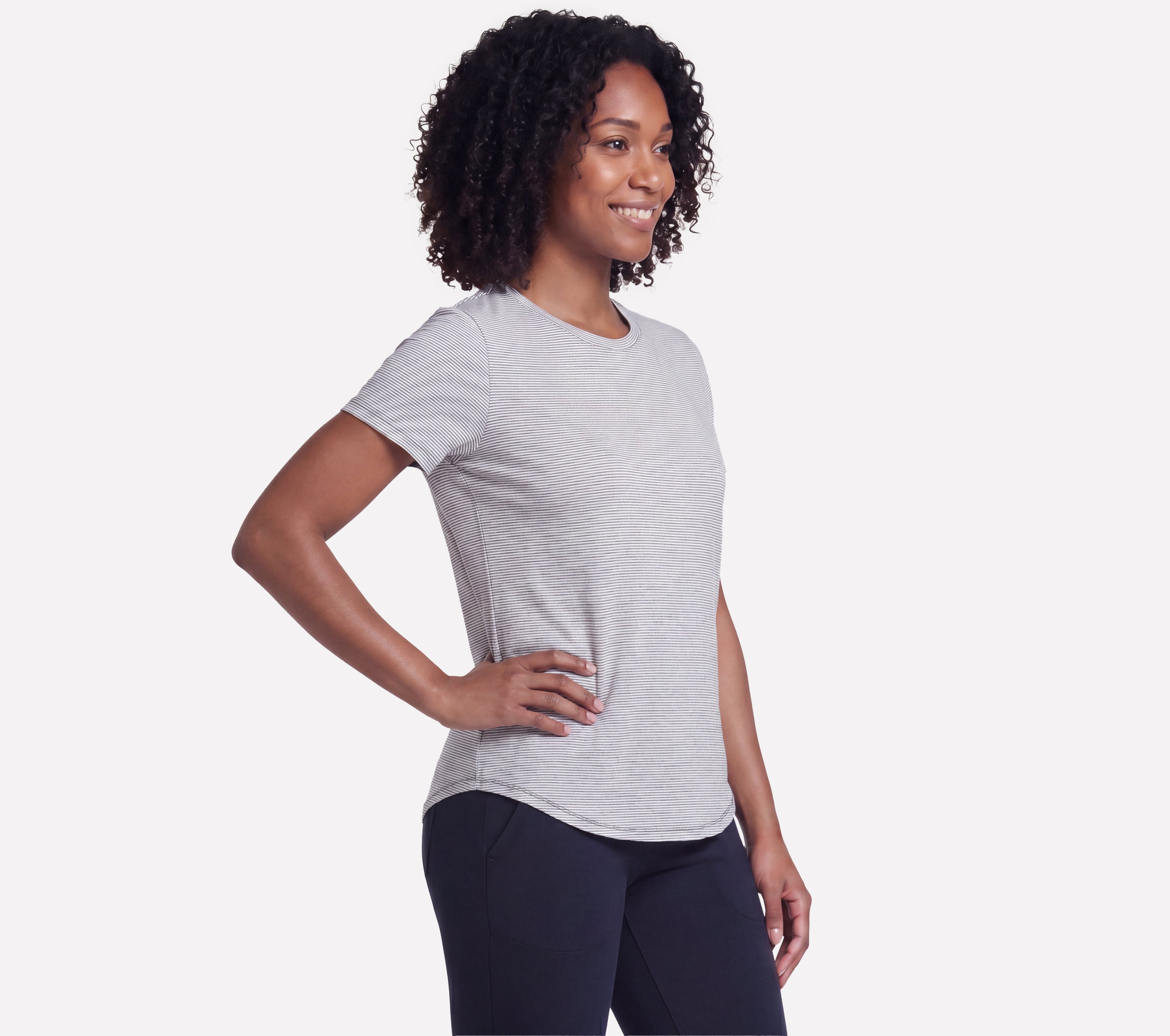 TS145 - GODRI SWIFT STRIPE TEE