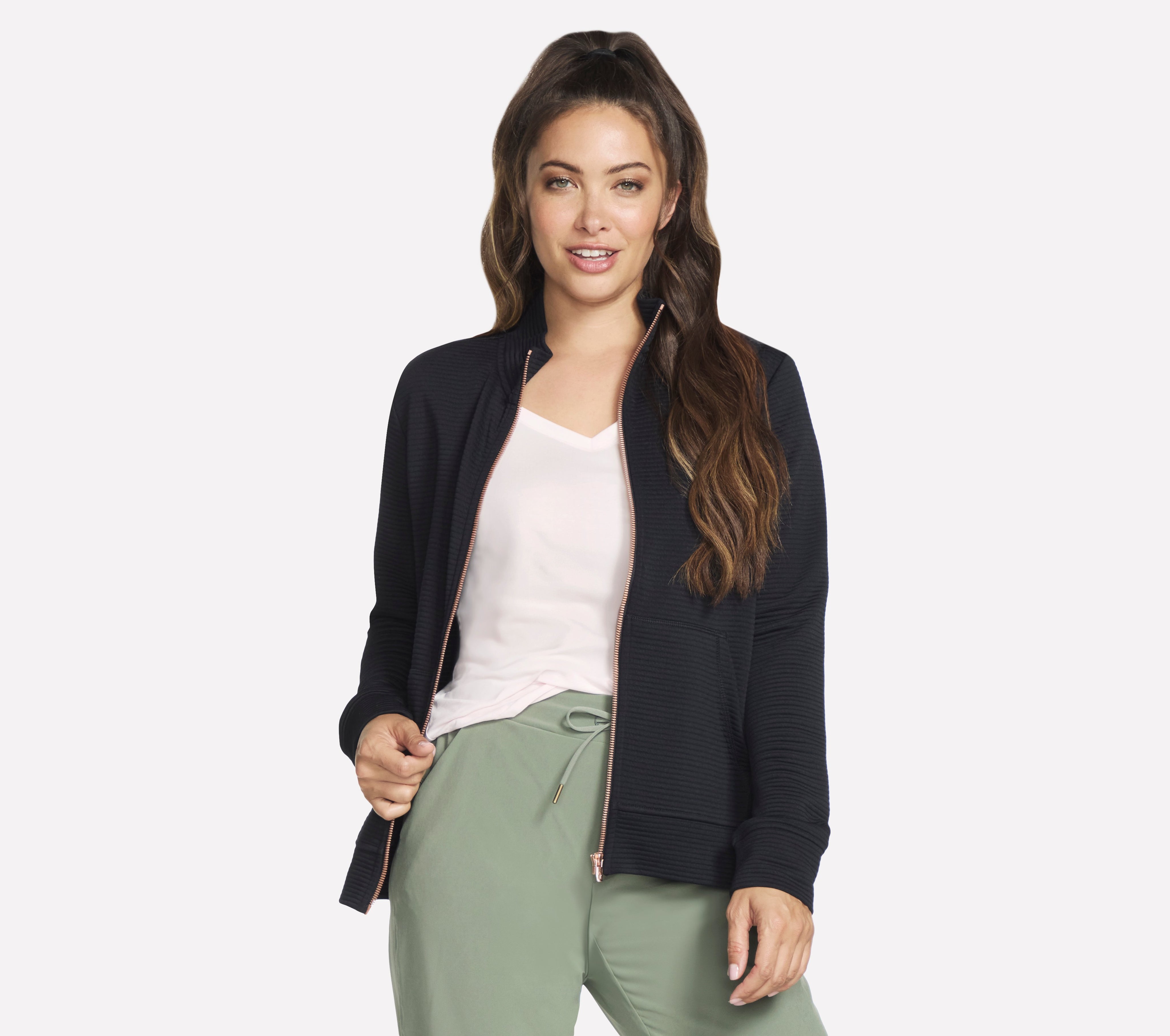 W3JA261 - THE HOODLESS HOODIE GO WALK EVERYWHERE JACKET