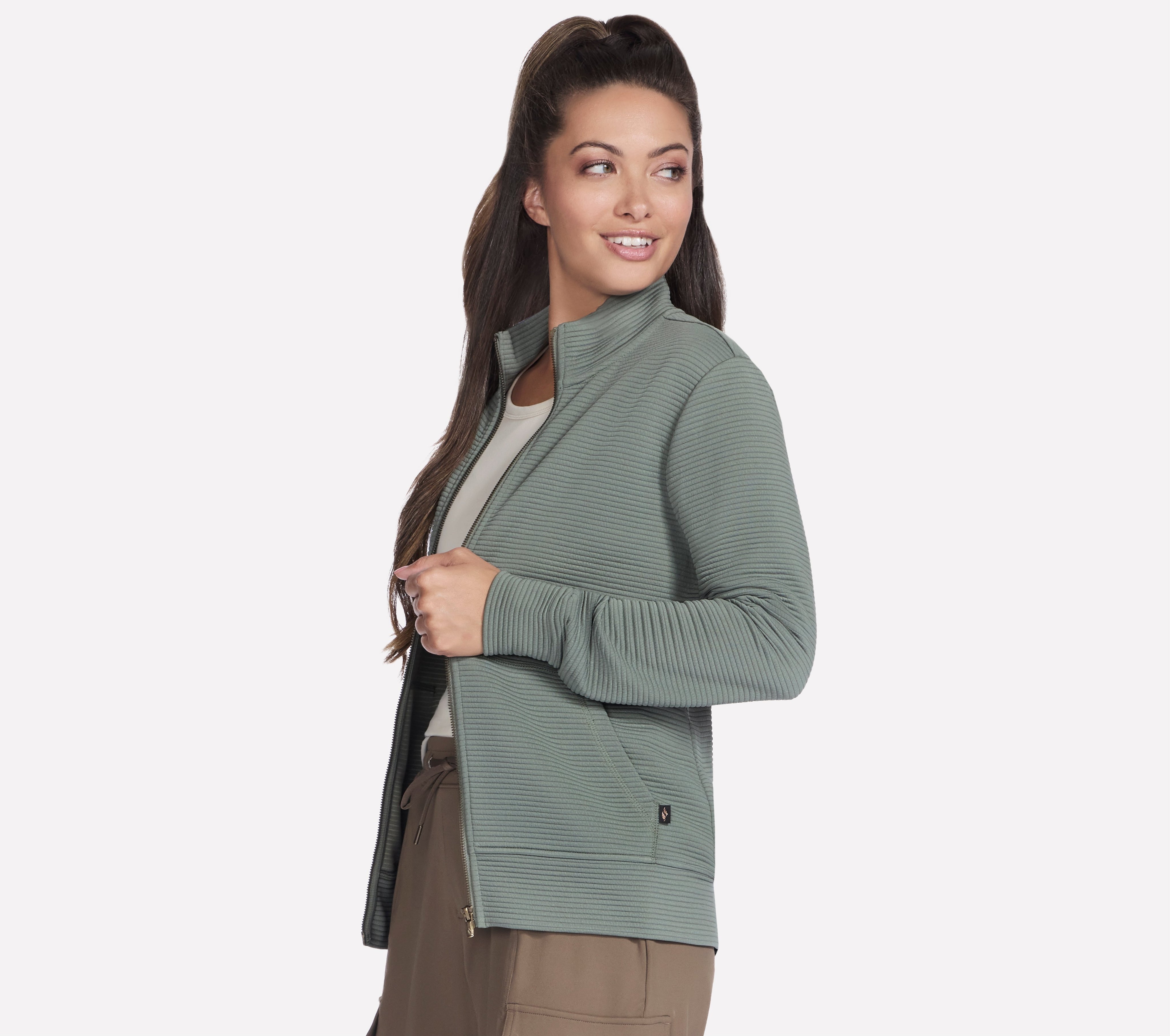 W3JA261 - THE HOODLESS HOODIE GO WALK EVERYWHERE JACKET