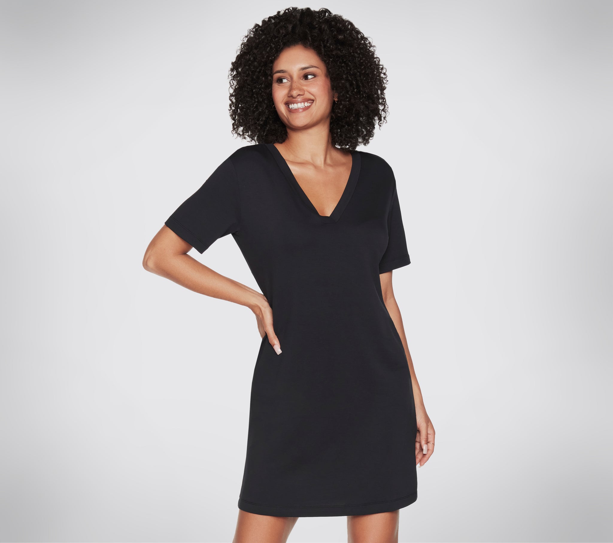 WDR37 - SKECHLUXE RESTFUL SHORT SLEEVE DRESS